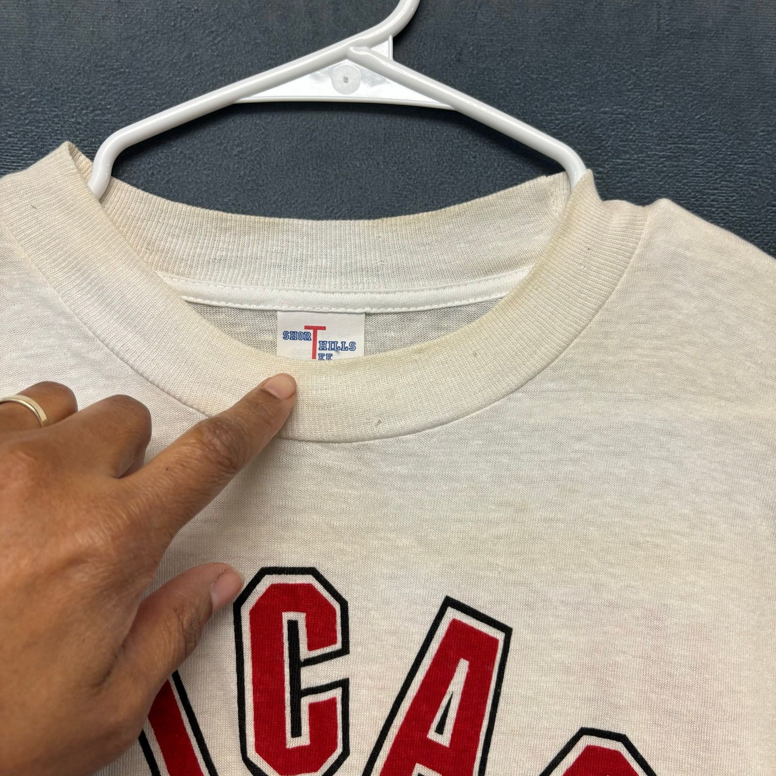Other Short Hills Tee Vintage Michael Jordan Shirt 45 Hes Back Size US XL / EU 56 / 4 - 6 Thumbnail