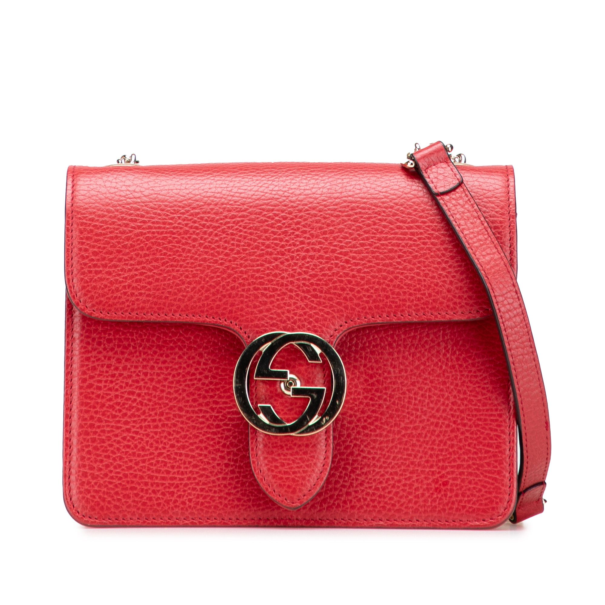 Gucci Gucci Small Dollar Calfskin Interlocking G Crossbody Size ONE SIZE - 1 Thumbnail
