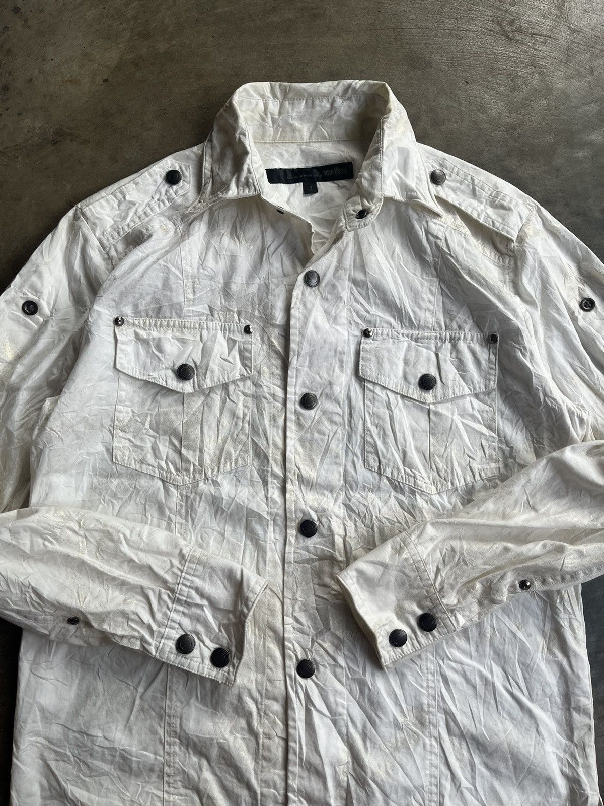 14th Addiction × If Six Was Nine × Le Grande Bleu (L.G.B.) JAPANESE SCHLUSSEL SNAKE SKIN SHIRTS VKEI PUNK GOTHIC STYLE Size US M / EU 48-50 / 2 - 3 Thumbnail