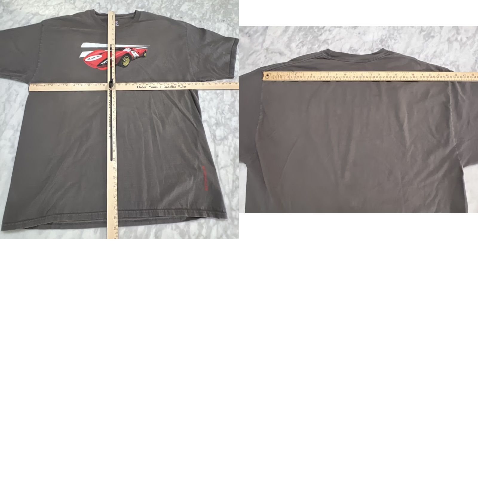 Hanes Blipshift Hanes Beffy T Graphic T shirt Cotton Race Car Cracking Gray Men’s 2XL Size US XXL / EU 58 / 5 - 8 Thumbnail