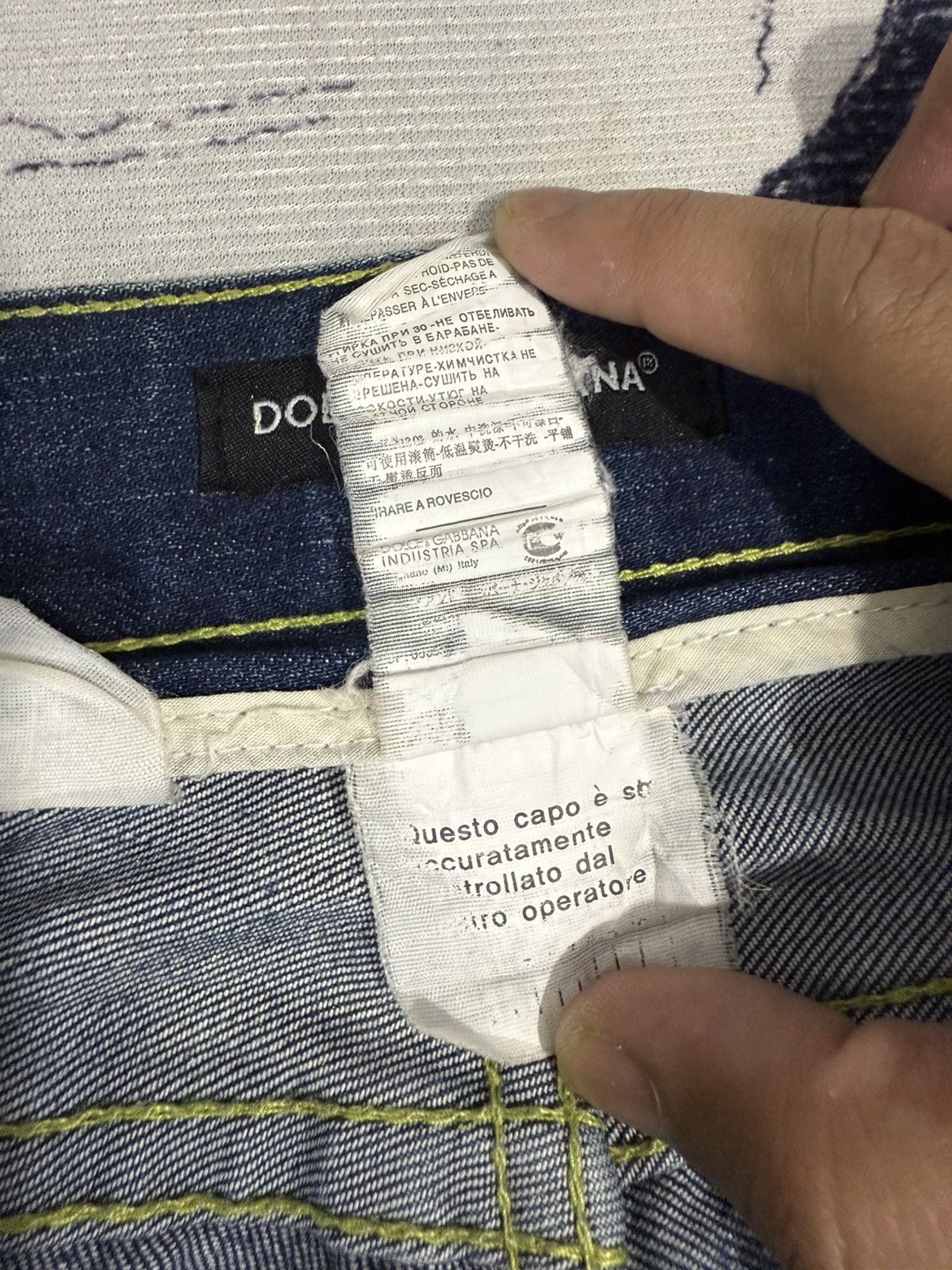 Dolce & Gabbana Vintage Dolce & Gabbana acid wash jeans loose fit Size US 32 / EU 48 - 10 Thumbnail