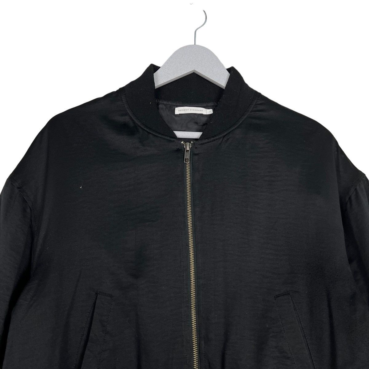 Japanese Brand 🔥 BROWNY CROPPED BOMBER JACKET Size US M / EU 48-50 / 2 - 3 Thumbnail