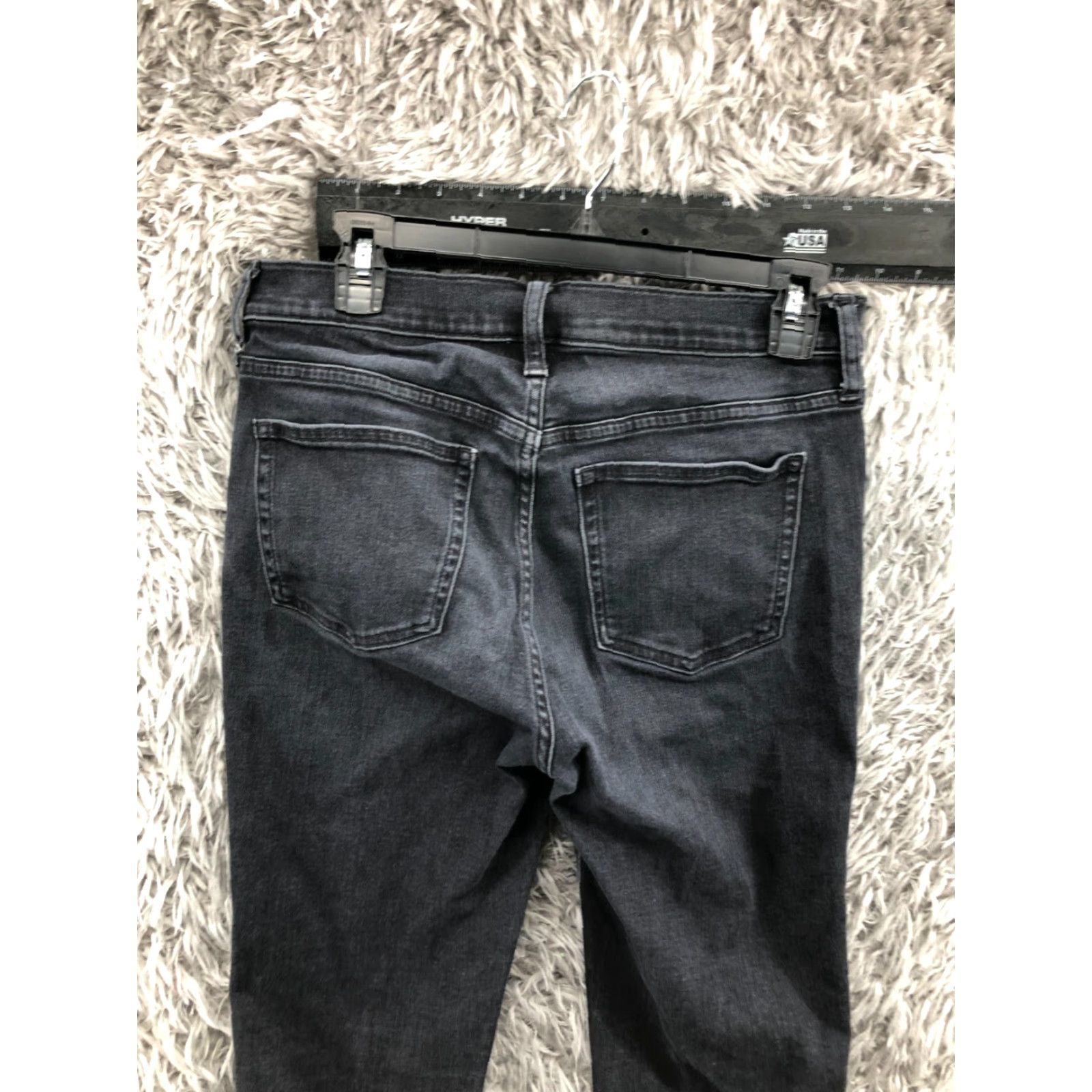 J.Crew J.CREW Toothpick Skinny Jeans 29 Womens Dark Wash Black Jeans Size 29" - 6 Thumbnail