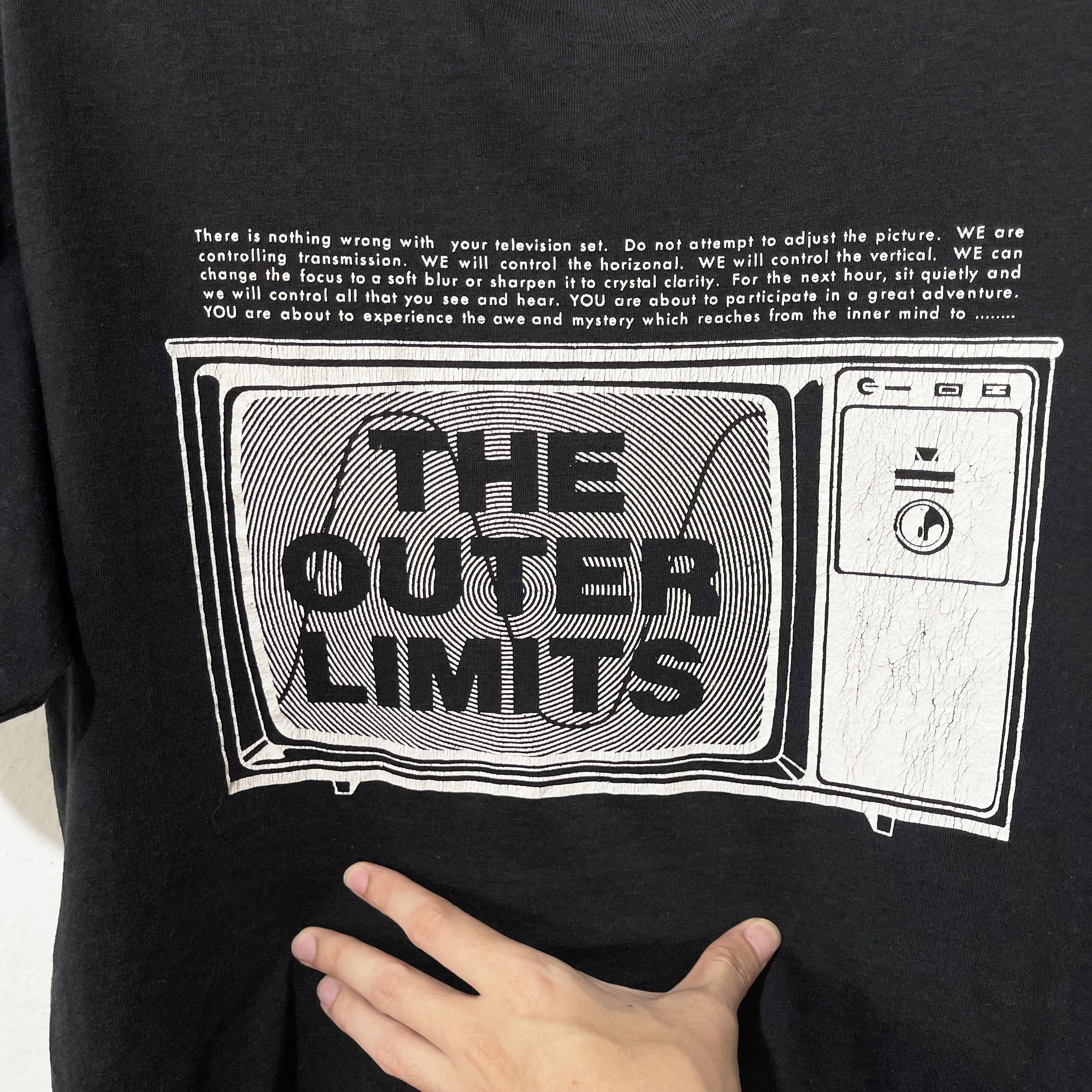 Vintage Vintage 80s The Outer Limits TV T-Shirt Size US M / EU 48-50 / 2 - 2 Thumbnail