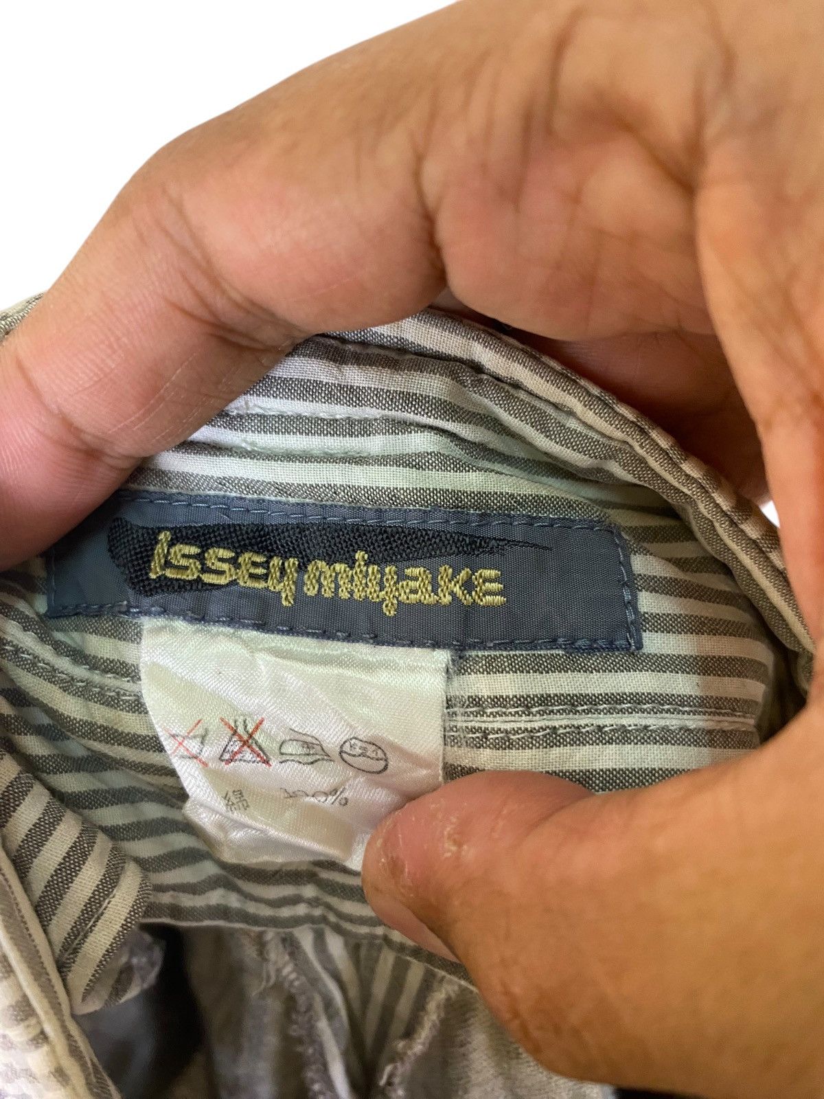 Issey Miyake Vintage Issey Miyake Hickory Short Pants Size US 27 - 10 Thumbnail