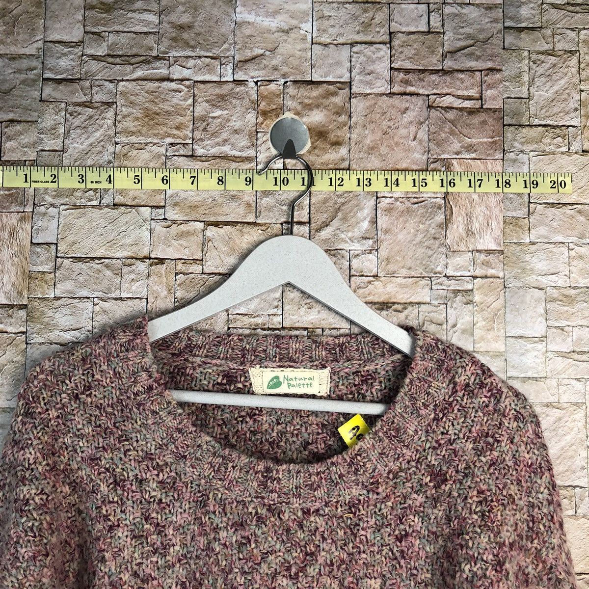 Homespun Knitwear × Japanese Brand × Vintage Natural Palette Pink Knitwear #A914 Size M / US 6-8 / IT 42-44 - 4 Thumbnail