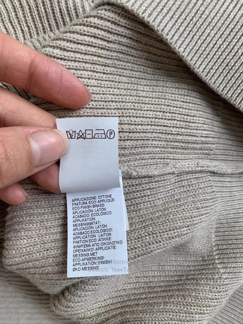 Brunello Cucinelli Brunello Cucinelli Shoulder-dropped beaded asymmetrical kn Size S / US 4 / IT 40 - 6 Thumbnail