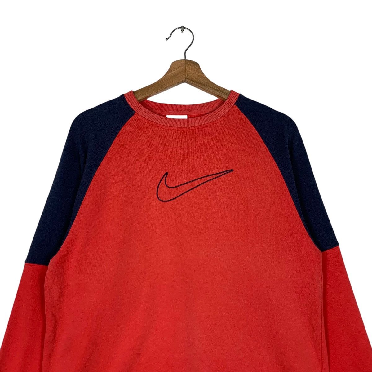Nike NIKE Embroidery Center Swoosh Logo Sweatshirt #1185-C54 Size US L / EU 52-54 / 3 - 2 Thumbnail