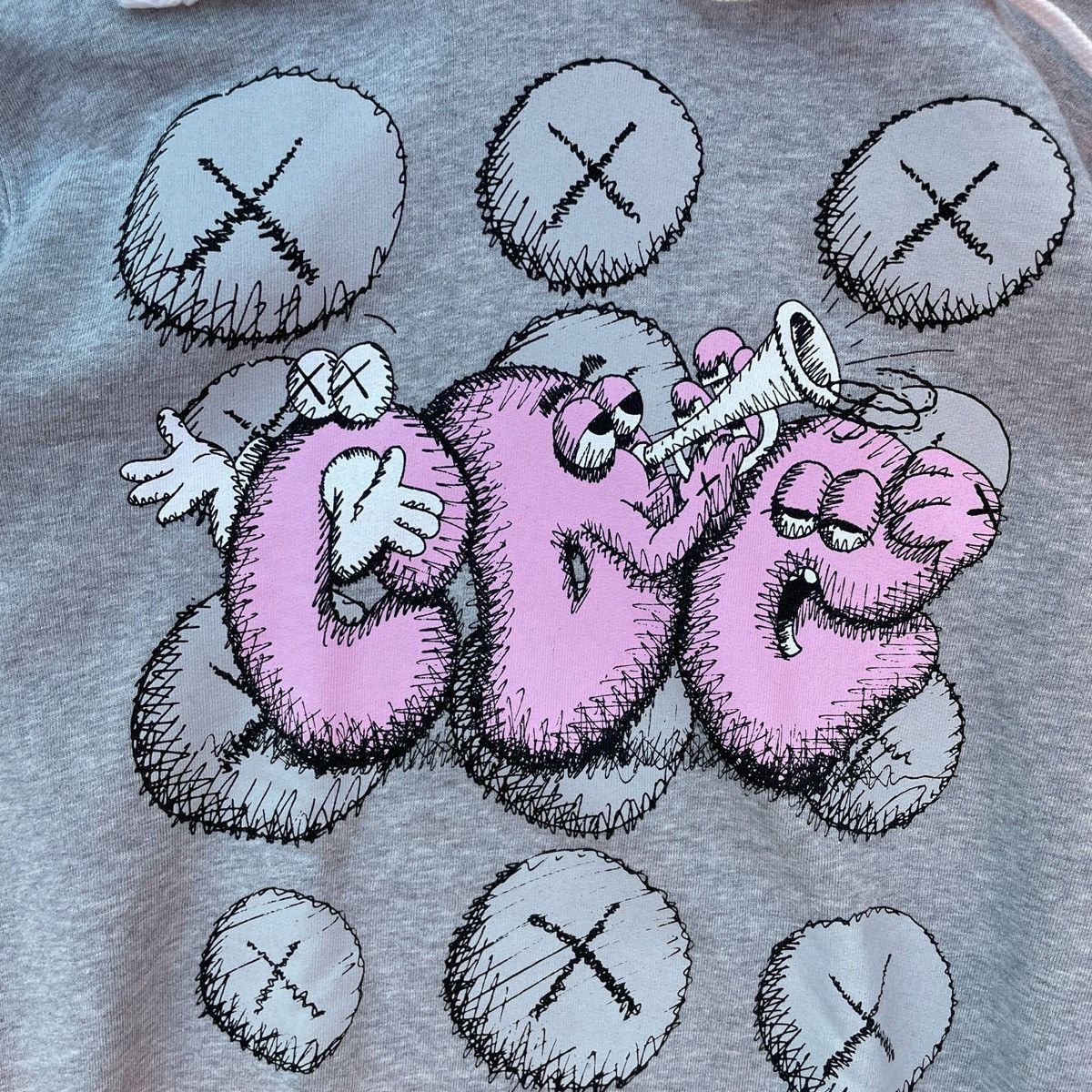 Comme des Garcons SHIRT × Kaws Comme des Garcons Shirt x KAWS Printed Popover Hoodie Size US L / EU 52-54 / 3 - 4 Thumbnail