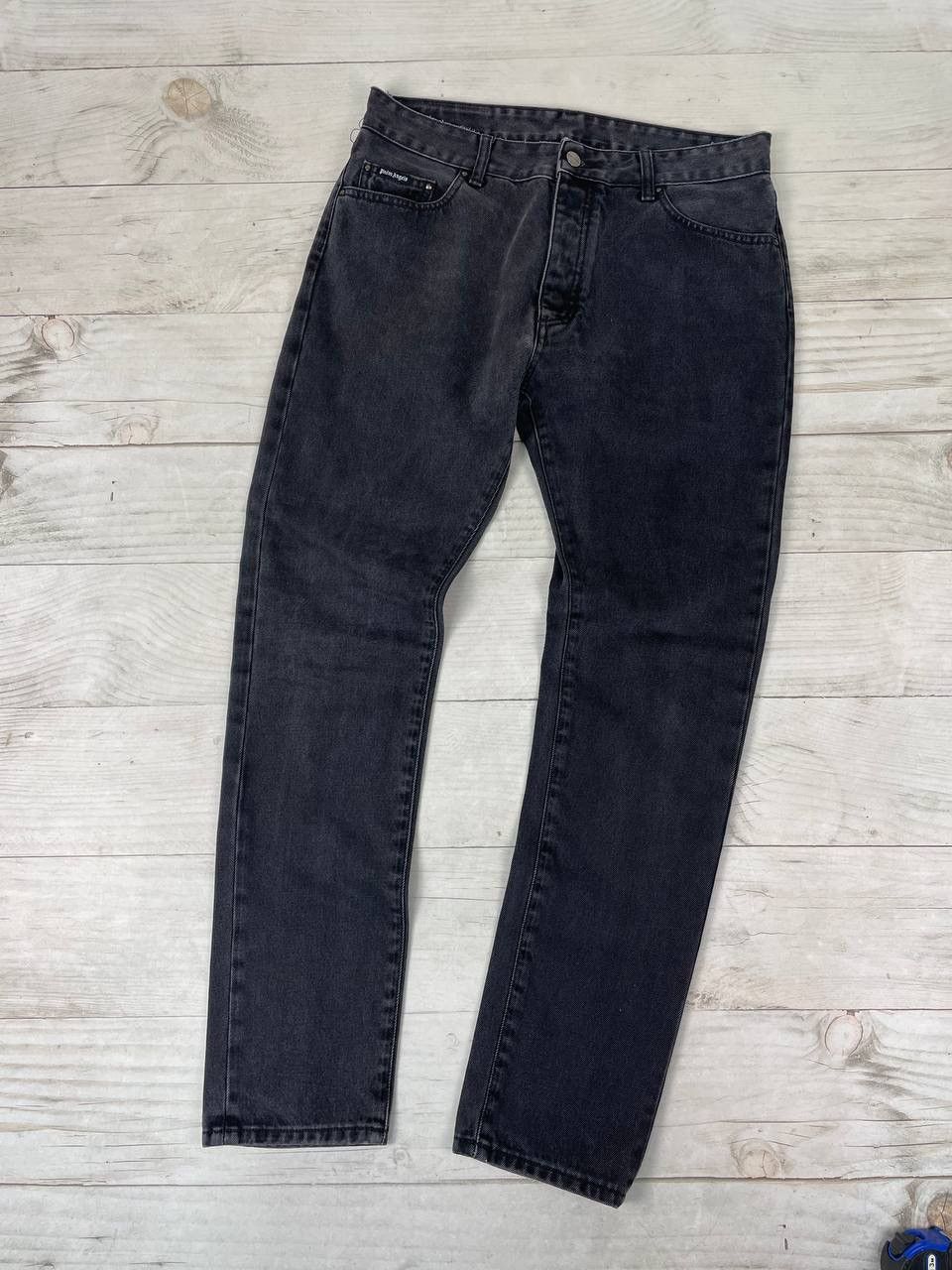Palm Angels Palm Angels Logo Denim Jeans Size US 32 / EU 48 - 2 Thumbnail