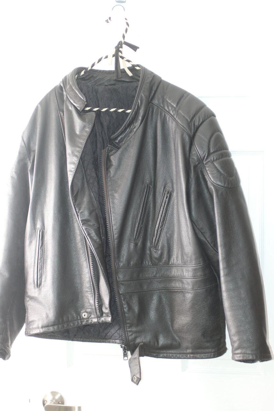 Other Sport-k-veste Biker leather coat St-Émile, Qc Canada Large Size US L / EU 52-54 / 3 - 1 Thumbnail