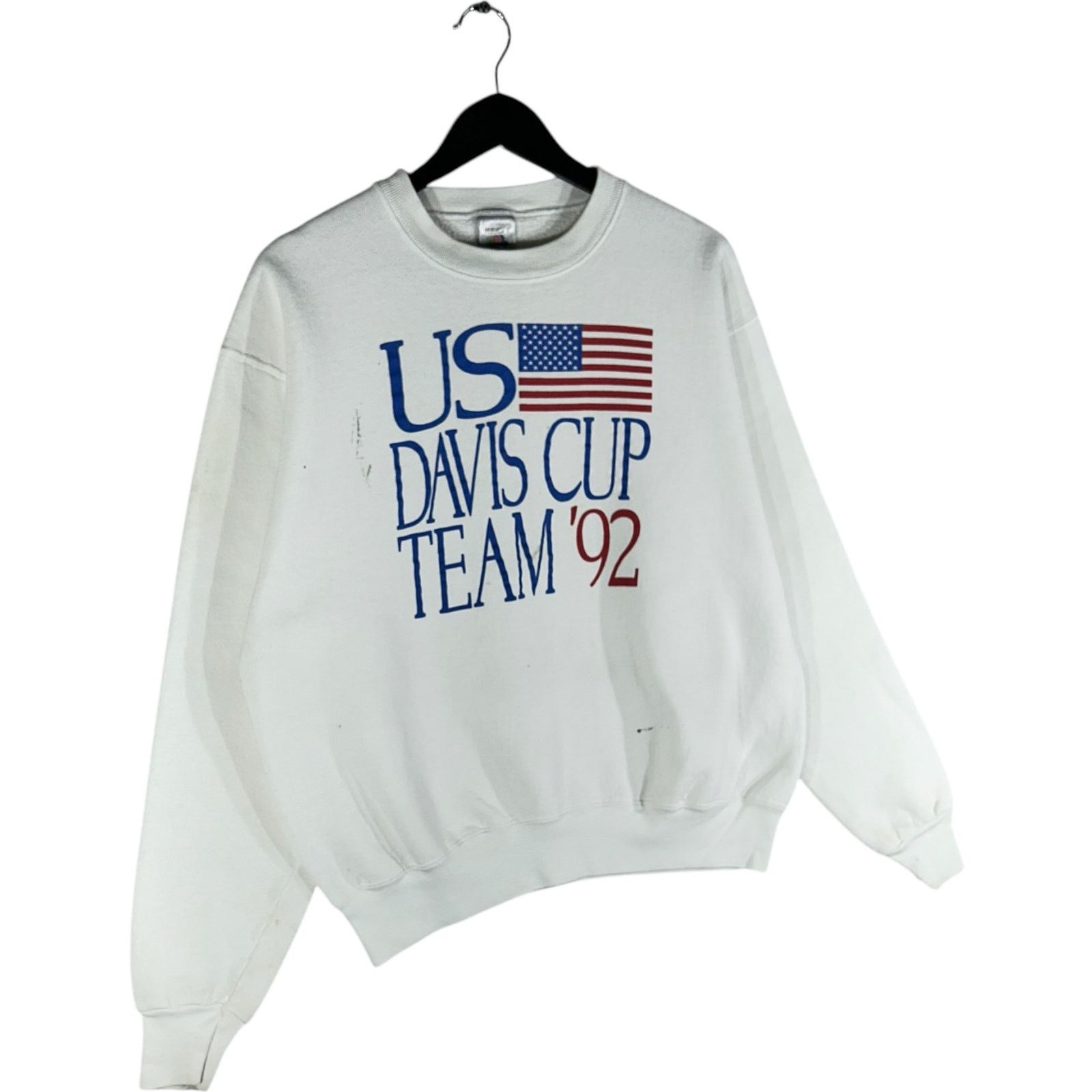 Fruit Of The Loom Vintage US Davis Cup Team Crewneck 1992 Size US L / EU 52-54 / 3 - 4 Thumbnail