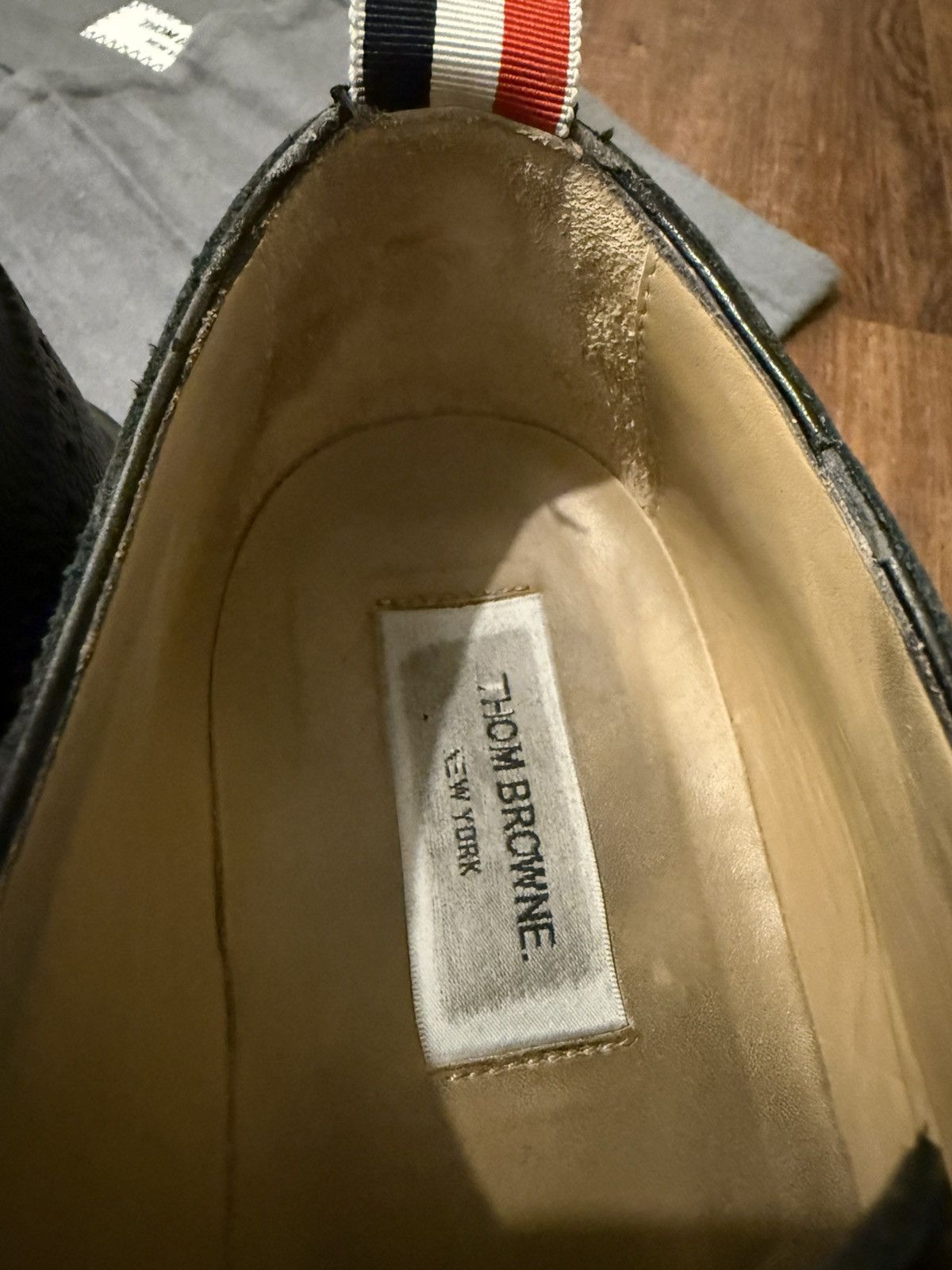 Thom Browne Thom Browne Pebble Grain Longwing Brogues Size US 10 / EU 43 - 12 Thumbnail