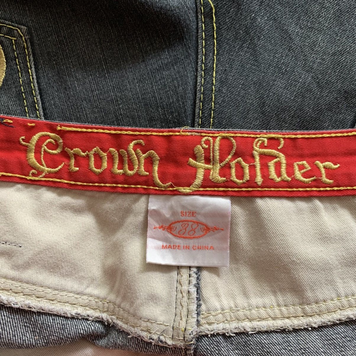Japanese Brand Y2K Crown Holder Jorts Pants Size US 38 / EU 54 - 6 Thumbnail