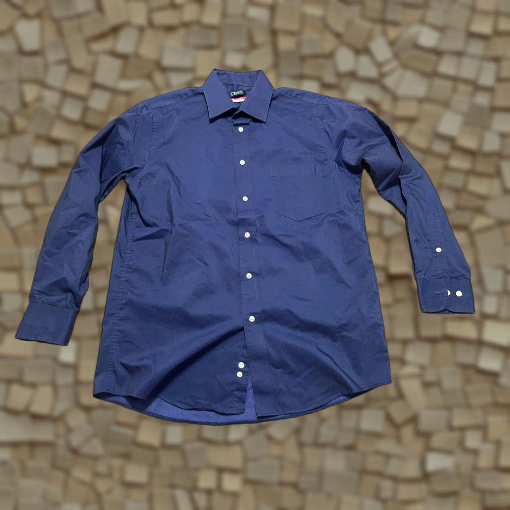 Chaps VINTAGE Chaps Shirt Men’s Size 15-15.5 32/33 Medium Blue Regular Fit Button Up Long Sleeve Collared Shirt Mens Regular Size US M / EU 48-50 / 2 - 1 Thumbnail