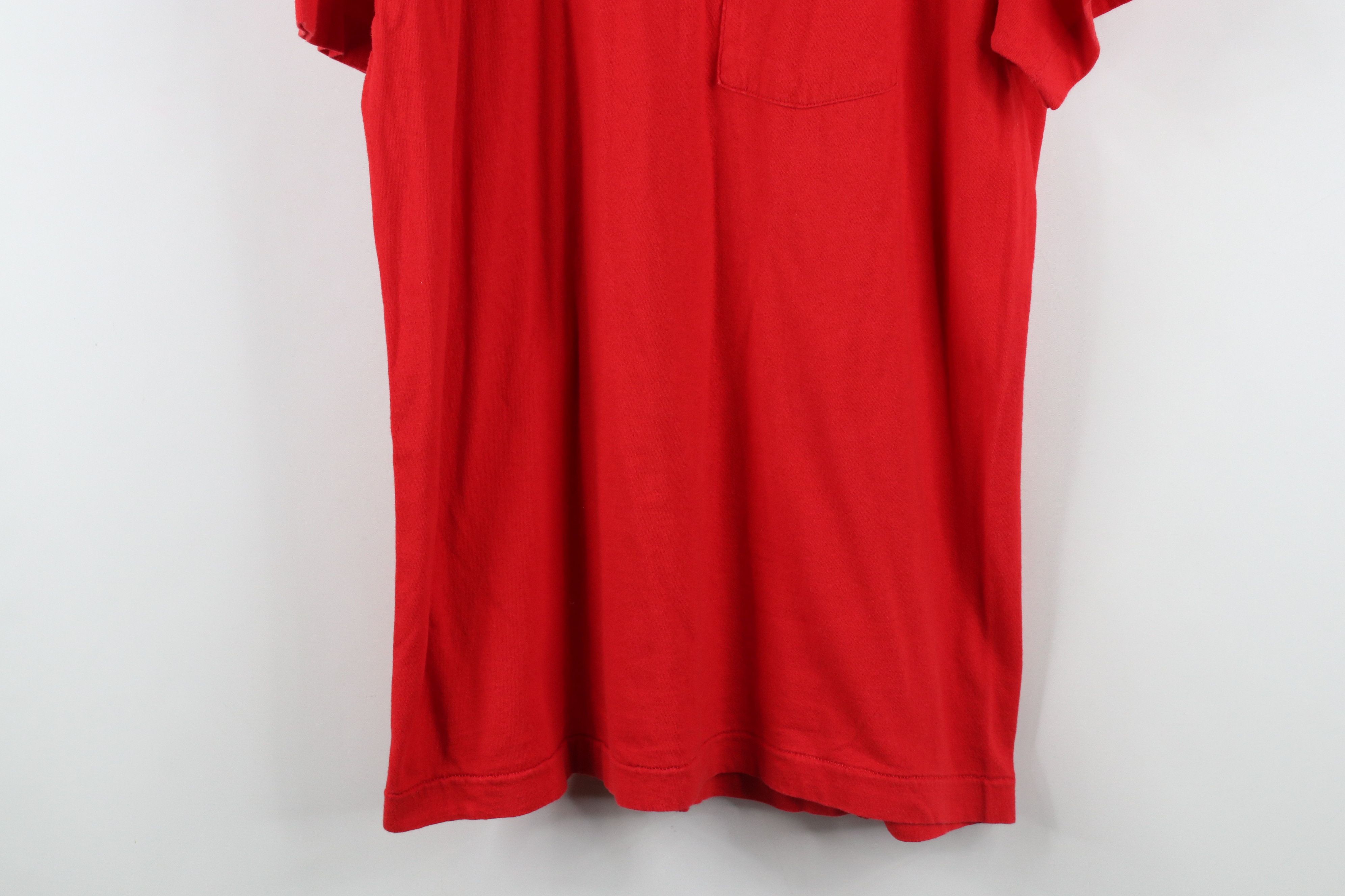 Vintage Vintage 90s Streetwear Short Sleeve Pocket T-Shirt Cotton US Size US XL / EU 56 / 4 - 3 Thumbnail
