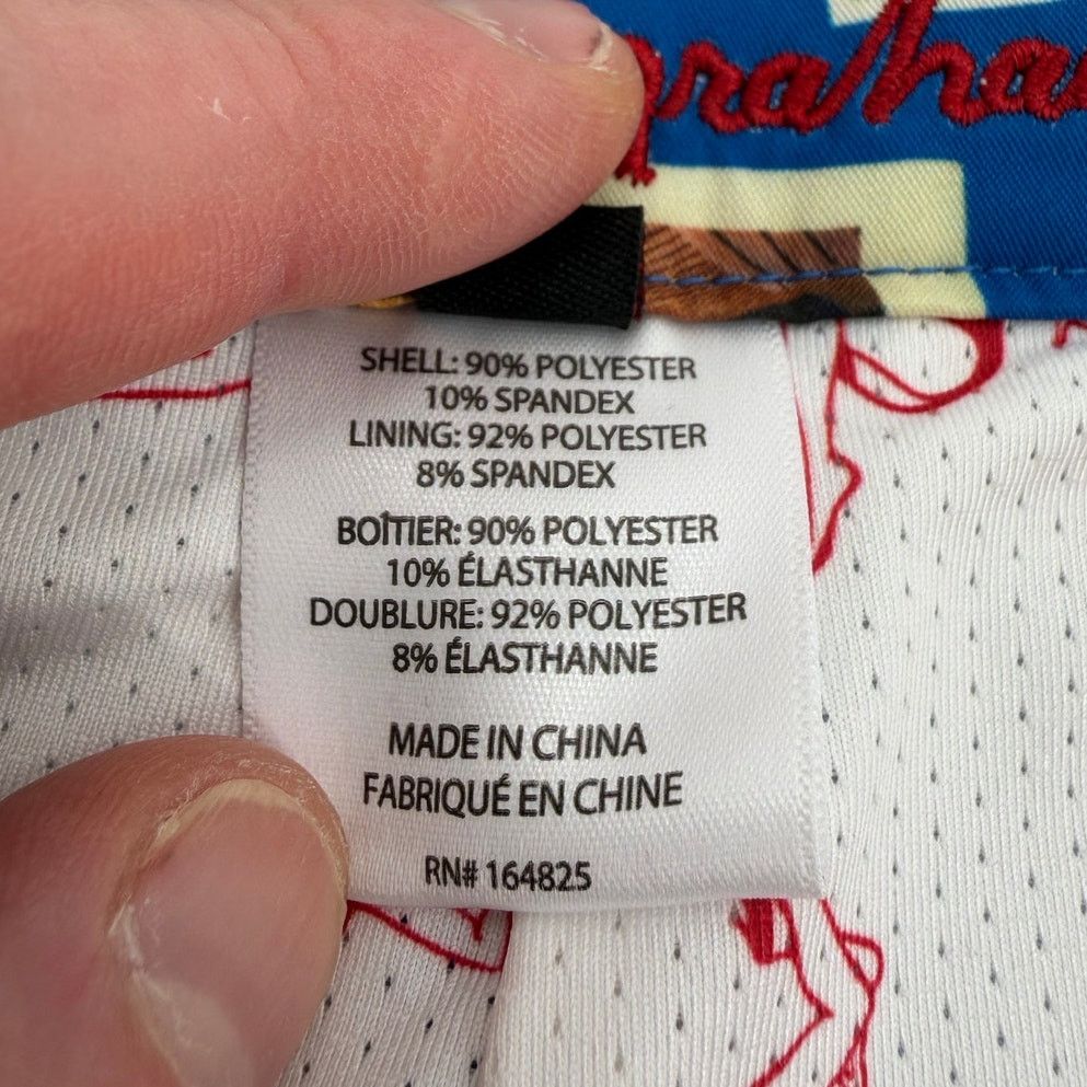 Robert Graham NWT Robert Graham Quick Dry Blue Postcards Swim Trunks Size US 39 - 3 Thumbnail