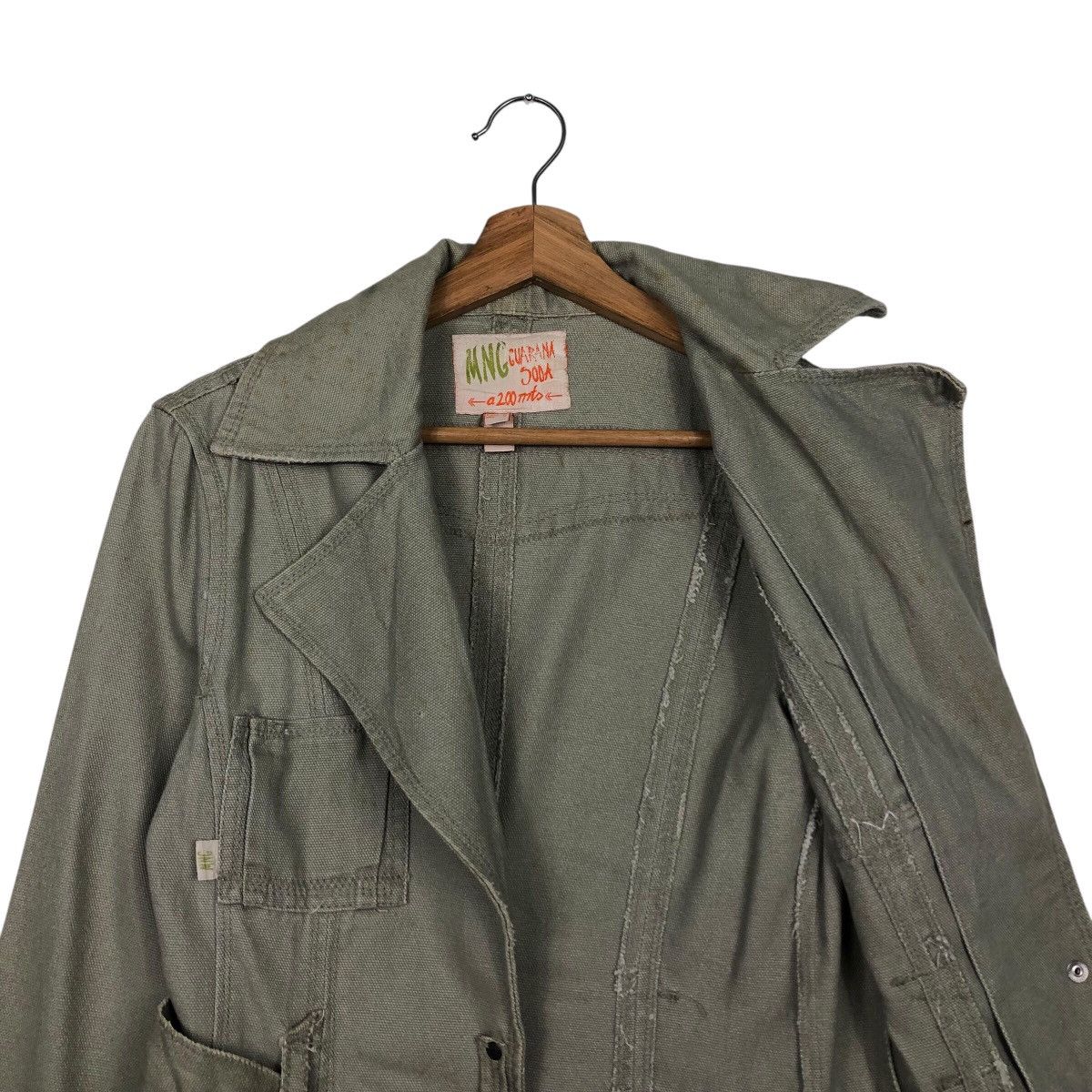 Japanese Brand 📌Vintage Cropped Biker Jacket Guarana Soda Bondage Design Size US L / EU 52-54 / 3 - 13 Thumbnail