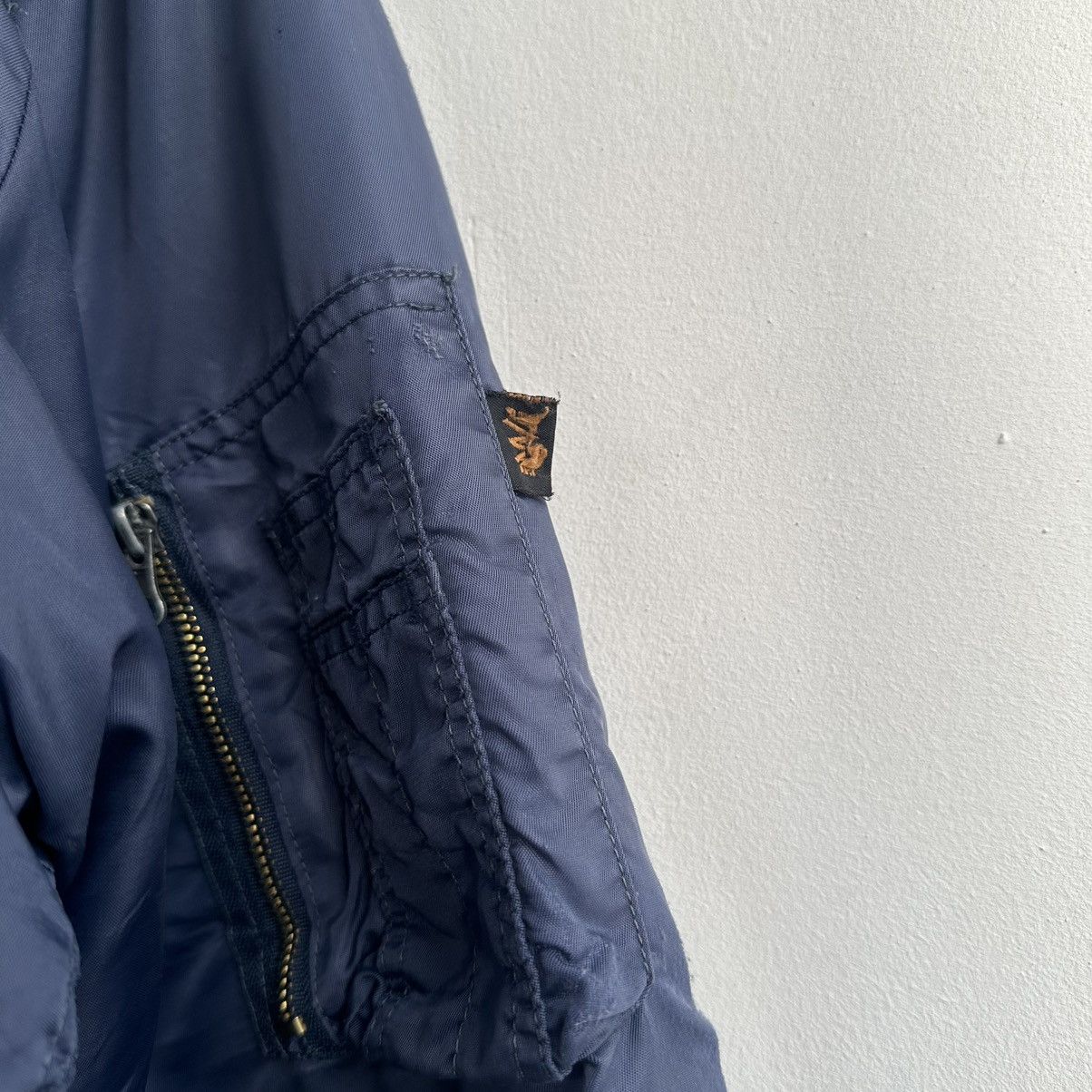 Vintage Vintage MA-1 Y2K Blue Militari Flyght Bomber USA Jacket Size US L / EU 52-54 / 3 - 10 Thumbnail
