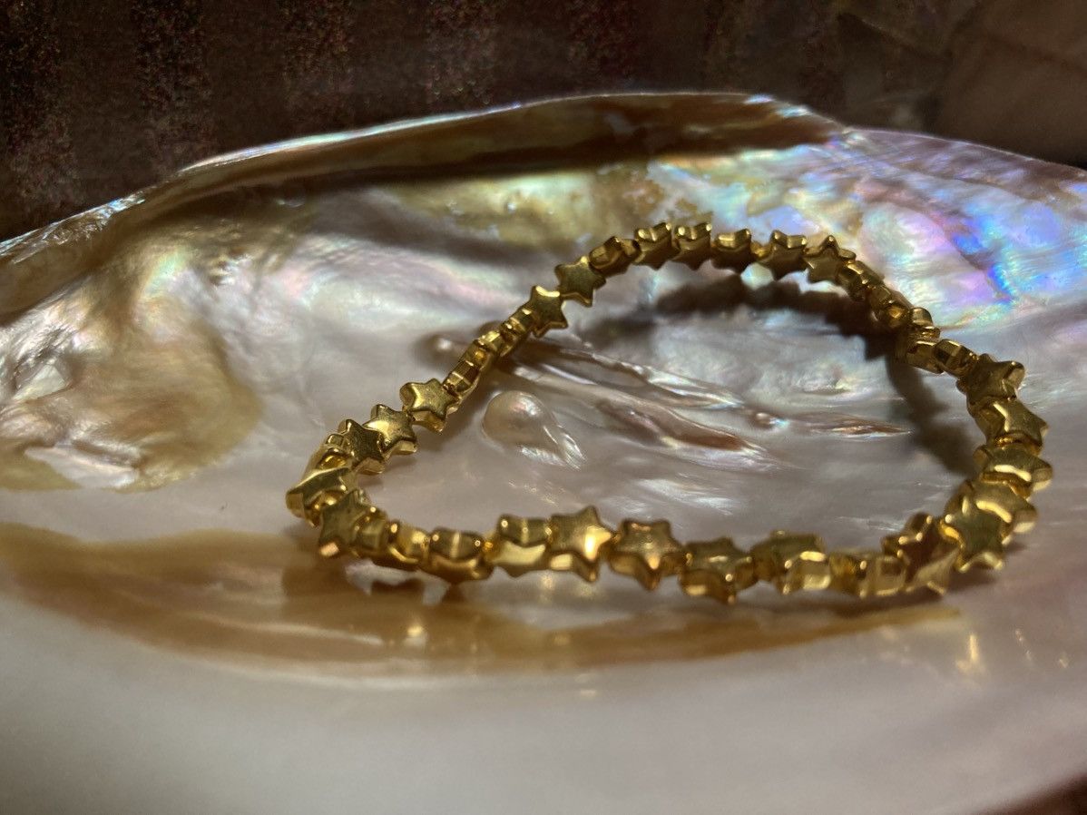Other Yellow gold coloured star beaded bracelet Size ONE SIZE - 1 Thumbnail