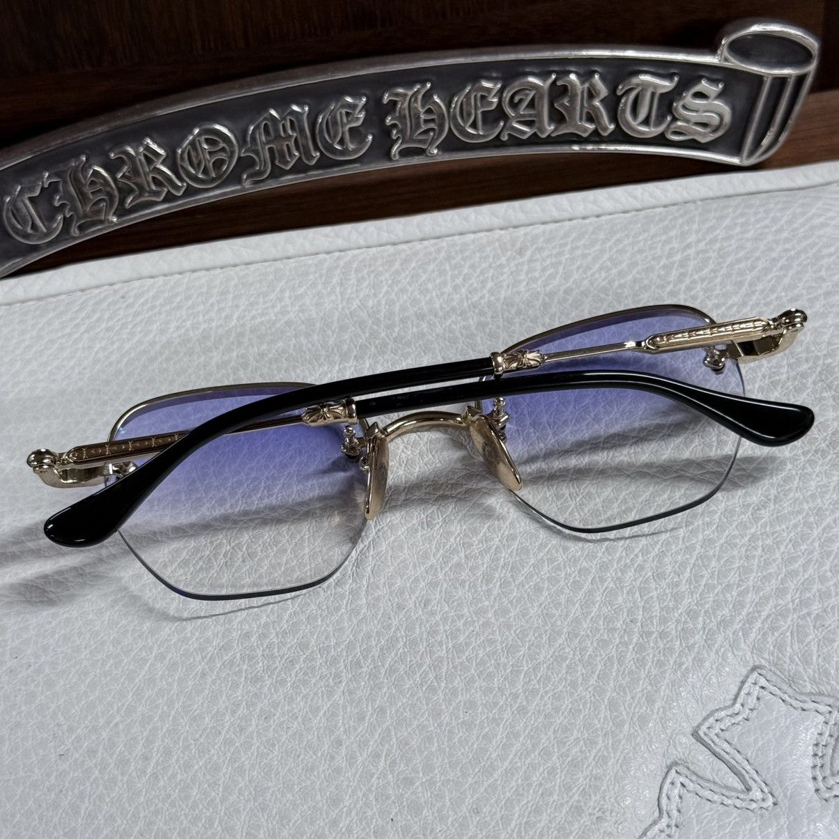 Chrome Hearts Frosted Sunglasses chrome hearts Size ONE SIZE - 2 Thumbnail
