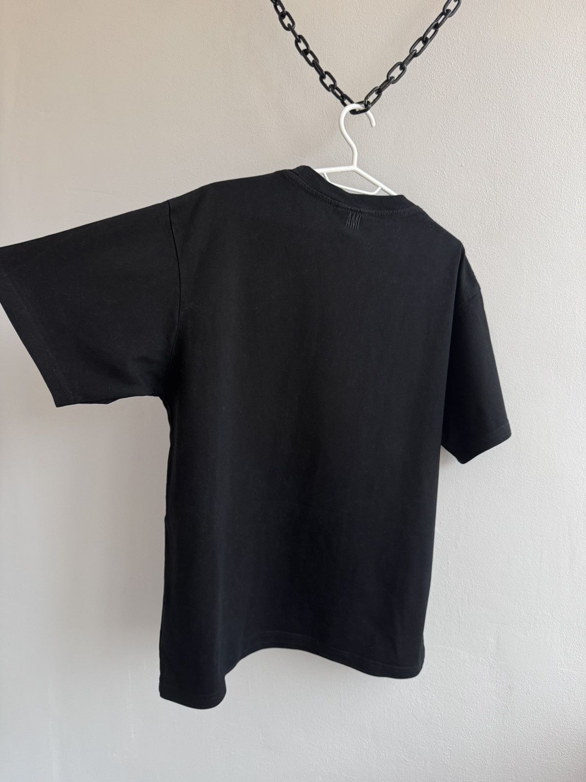 AMI AMI Paris Alexandre Mattiussi T shirt Tee Black Cotton Size US XL / EU 56 / 4 - 15 Thumbnail