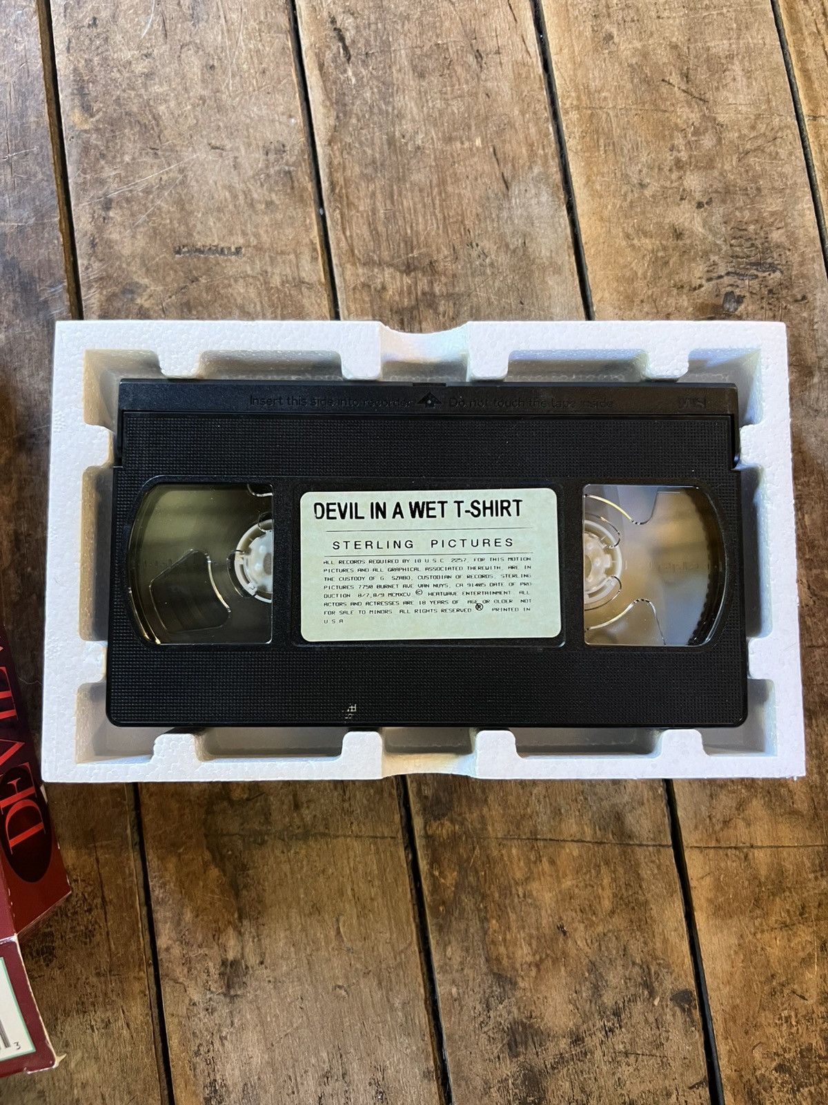 Vintage Devil in a T Shirt - Adult Movie VHS - Sterling Picture Size ONE SIZE - 6 Thumbnail