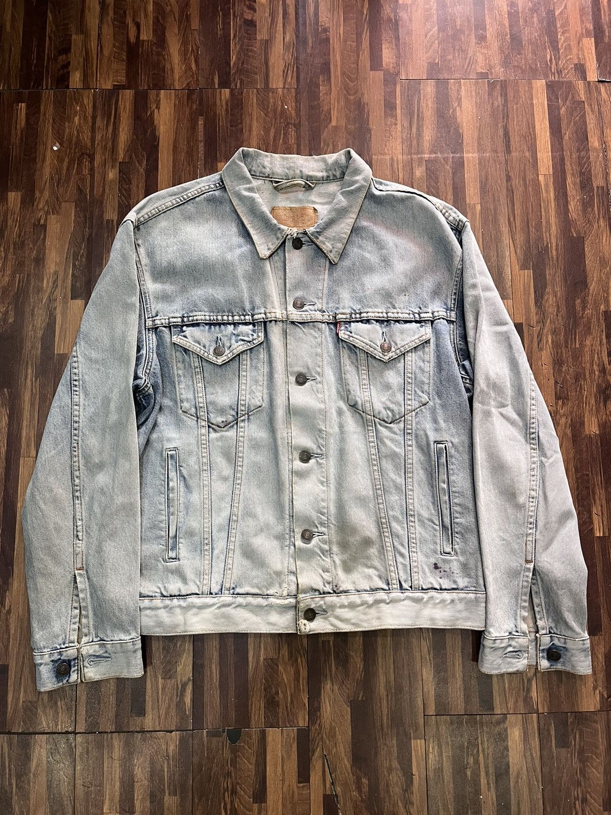Levi's × Vintage Men‘s Bomber Denim Jacket Levi‘s Vintage Size US XL / EU 56 / 4 - 1 Thumbnail