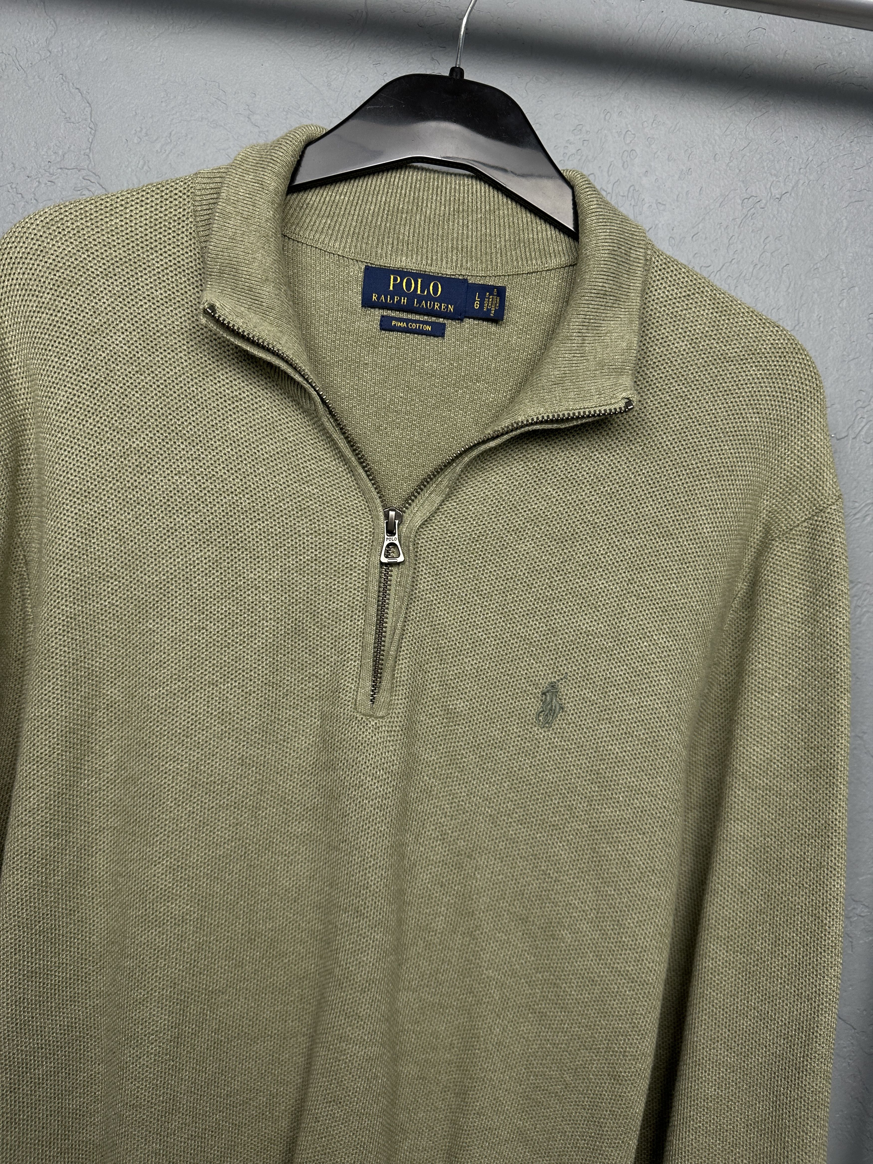 Polo Ralph Lauren Polo Ralph Lauren Mens 1\4 Quarter Zip Sweater Size US L / EU 52-54 / 3 - 2 Thumbnail