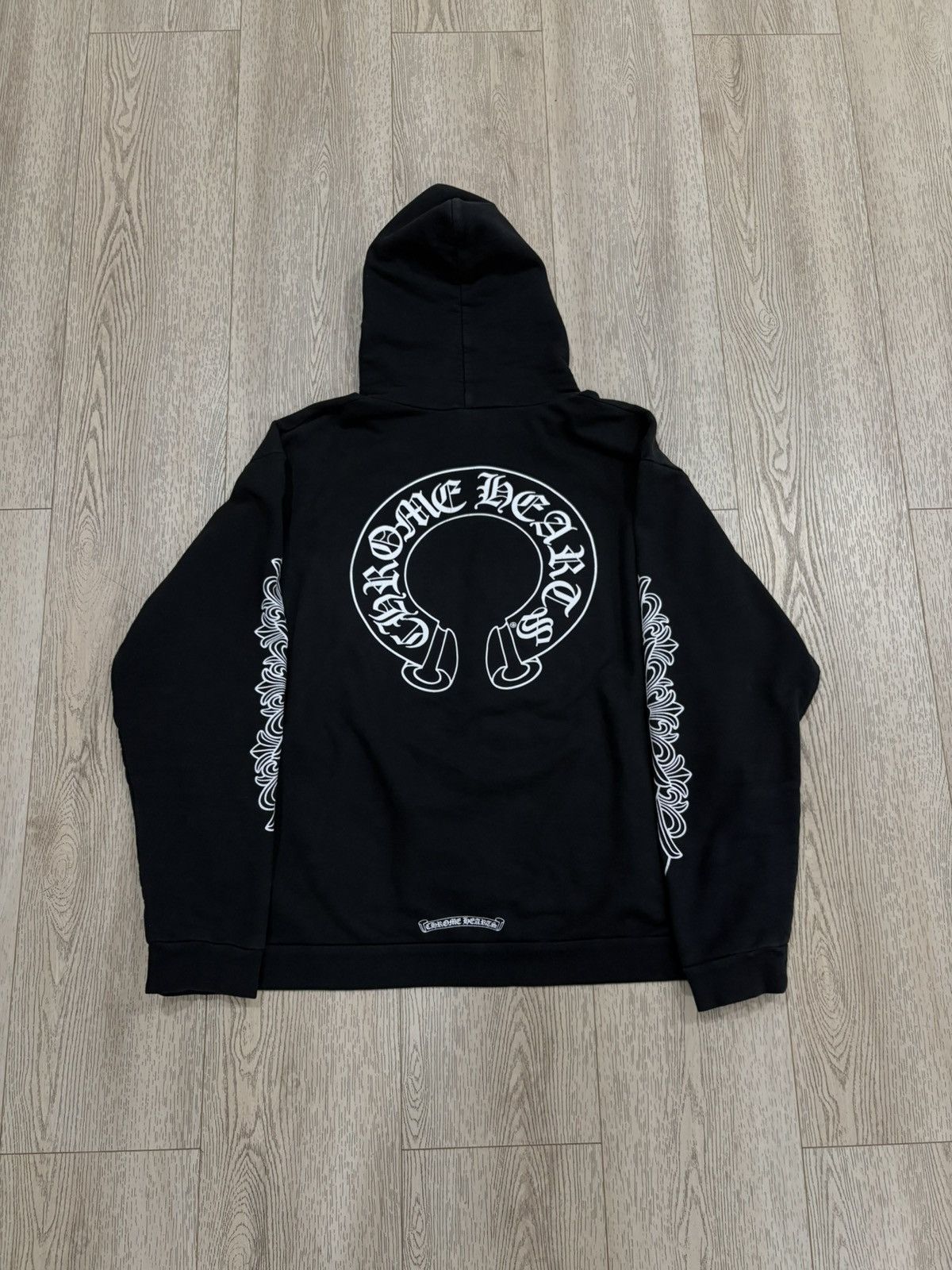 Chrome Hearts Chrome Hearts Floral Horseshoe Hoodie Size US XXL / EU 58 / 5 - 2 Thumbnail