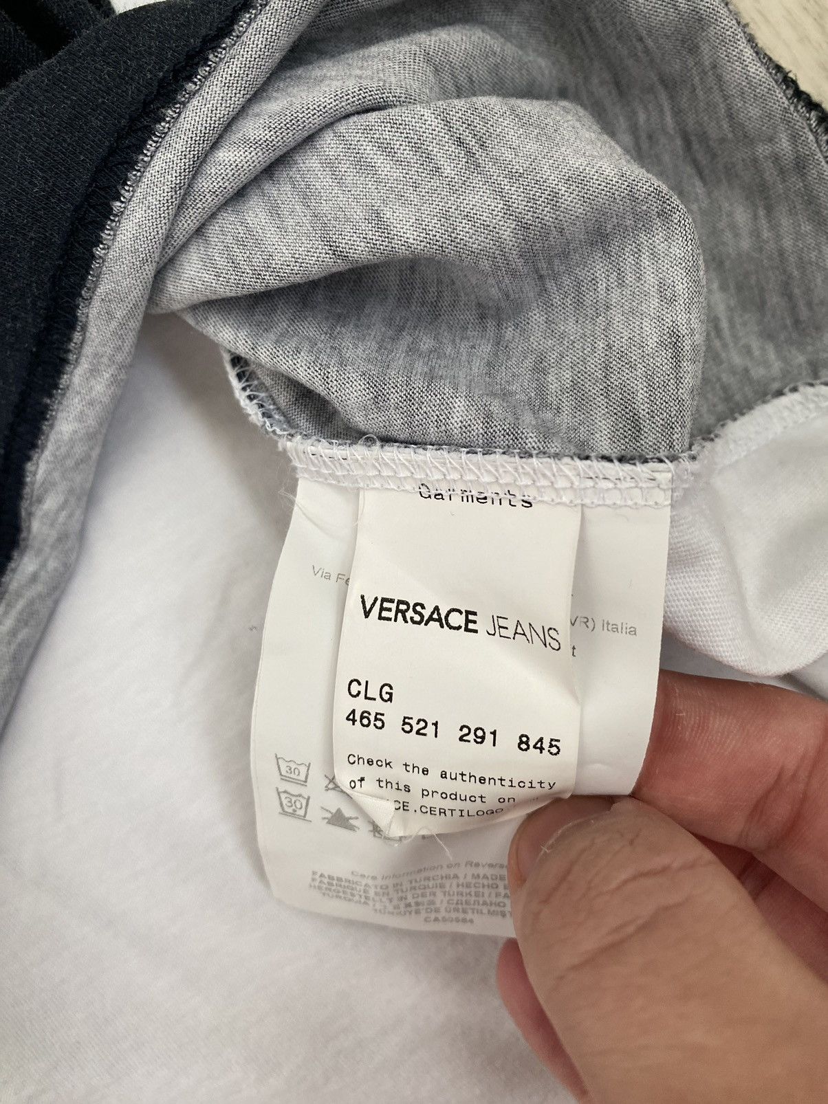 Versace × Versace Jeans Couture VERSACE JEANS T-Shirt Baroque Filigree Size US M / EU 48-50 / 2 - 8 Thumbnail