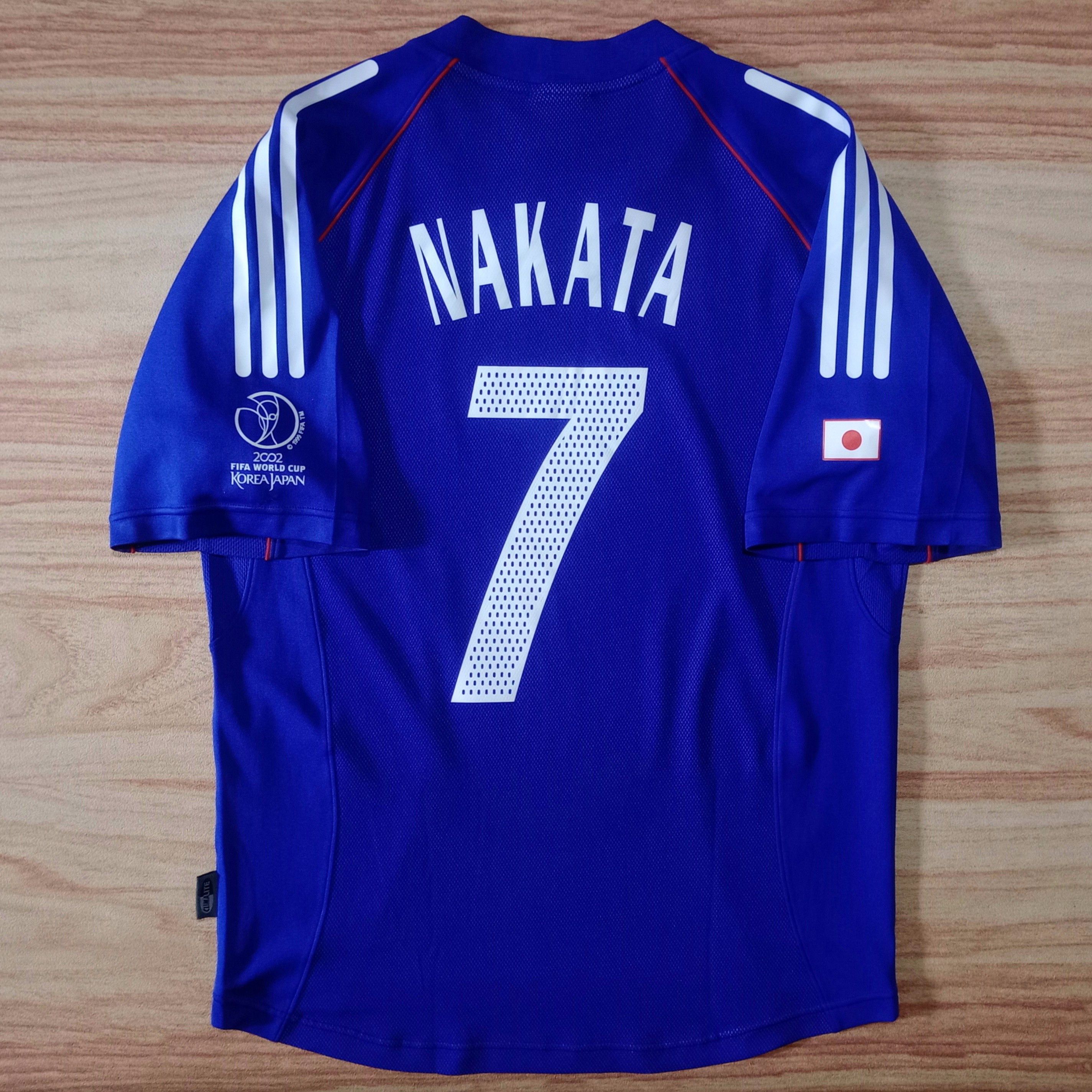 Adidas Japan World Cup 2002 Home Jersey Hidetoshi Nakata 7 Size US M / EU 48-50 / 2 - 2 Thumbnail