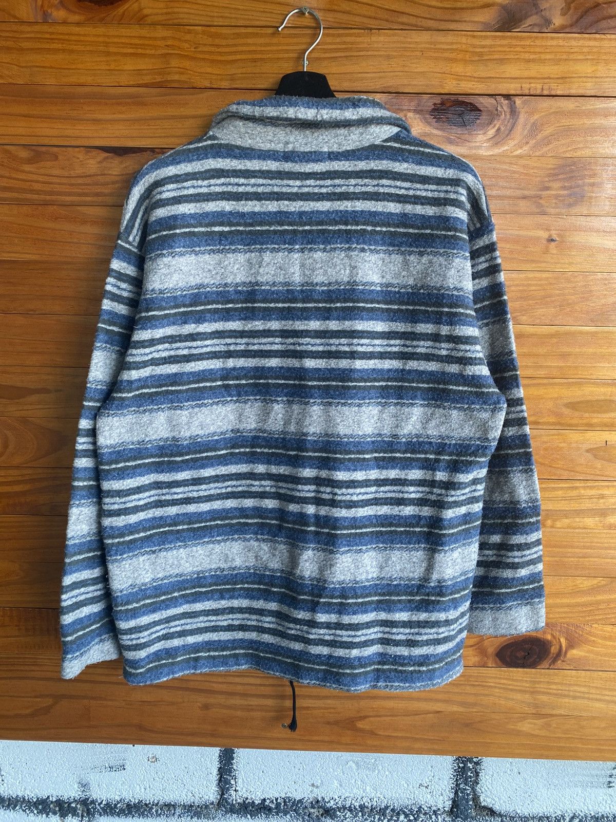 Vintage Vintage Top Scot Striped Half-Zip Pullover Sweater – 80s/90s Size US S / EU 44-46 / 1 - 9 Thumbnail