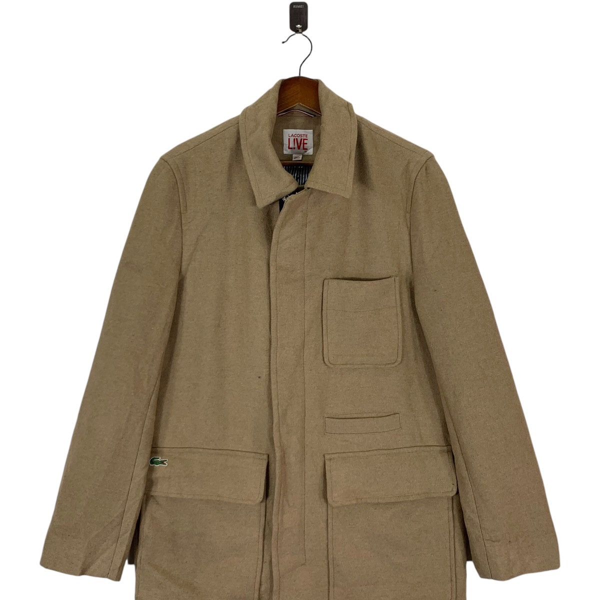⚡️⚡️Lacoste Live Casual Brand Overcoat Wool Jacket
