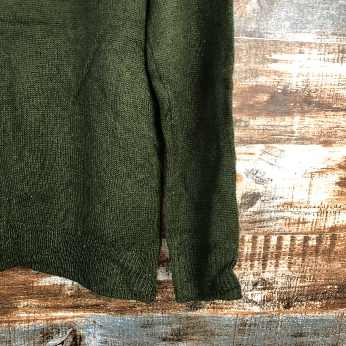 Homespun Knitwear × Japanese Brand Earth Music & Econology D.Green Knitwear #A2334 Size S / US 4 / IT 40 - 17 Thumbnail