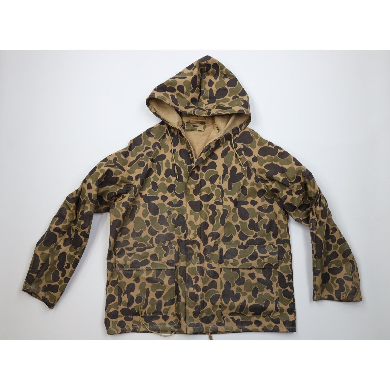 Vintage Vintage 90s 2 Piece Waterproof Frogskin Camouflage Suit Size US L / EU 52-54 / 3 - 2 Thumbnail