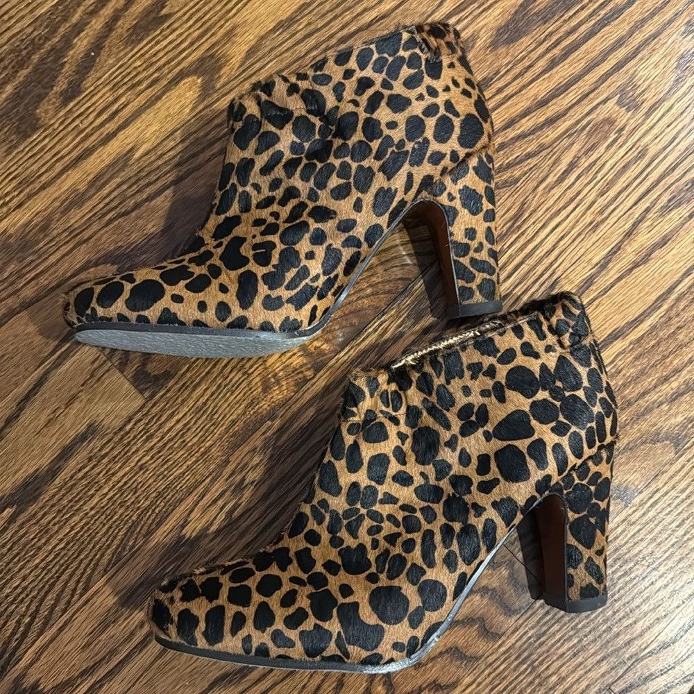 Sam Edelman Sam Edelman Simone Ankle Boots Leopard Cheetah Print Leathe Size US 9 / IT 39 - 2 Thumbnail