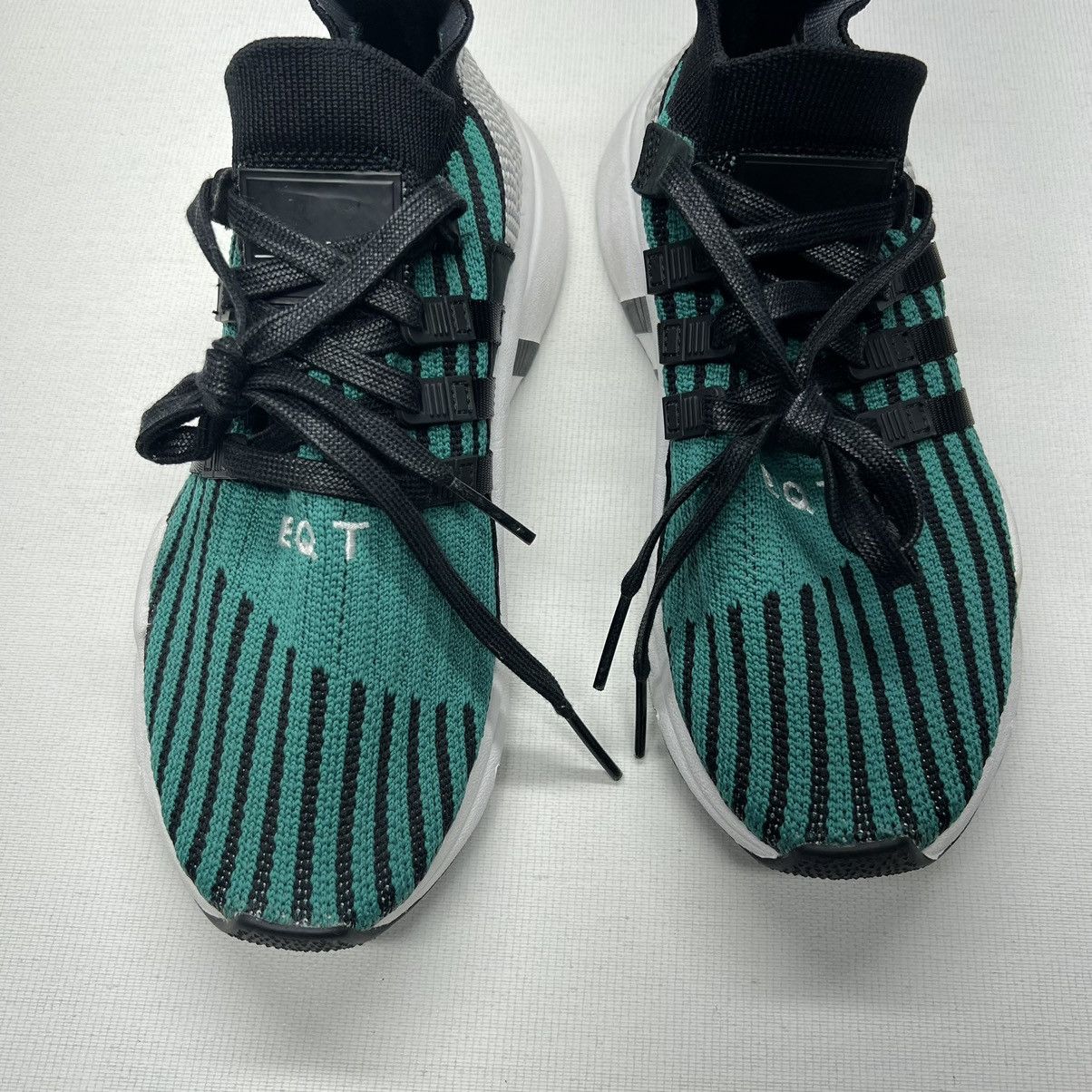 Adidas Adidas EQT Support Mid Active Sneaker Green Knit Running Size US 7 / EU 40 - 10 Thumbnail