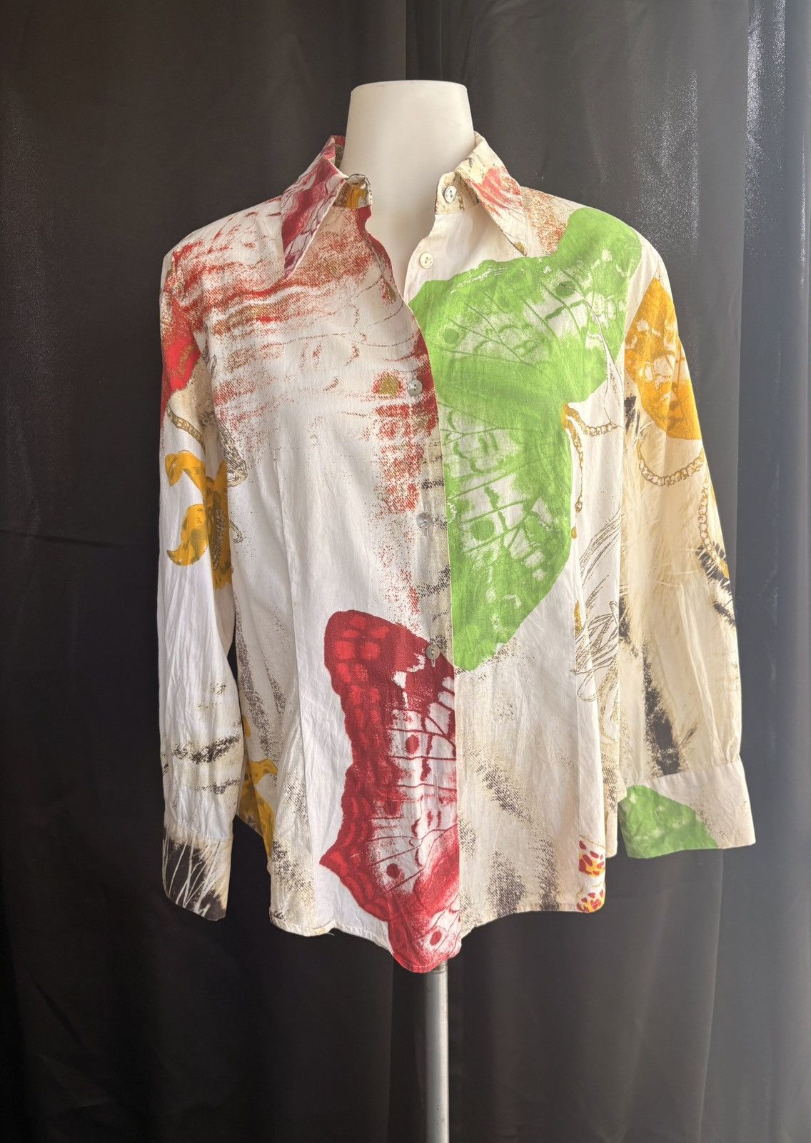 Roberto Cavalli Robert Cavalli colorful shirt Size L / US 10 / IT 46 - 1 Thumbnail