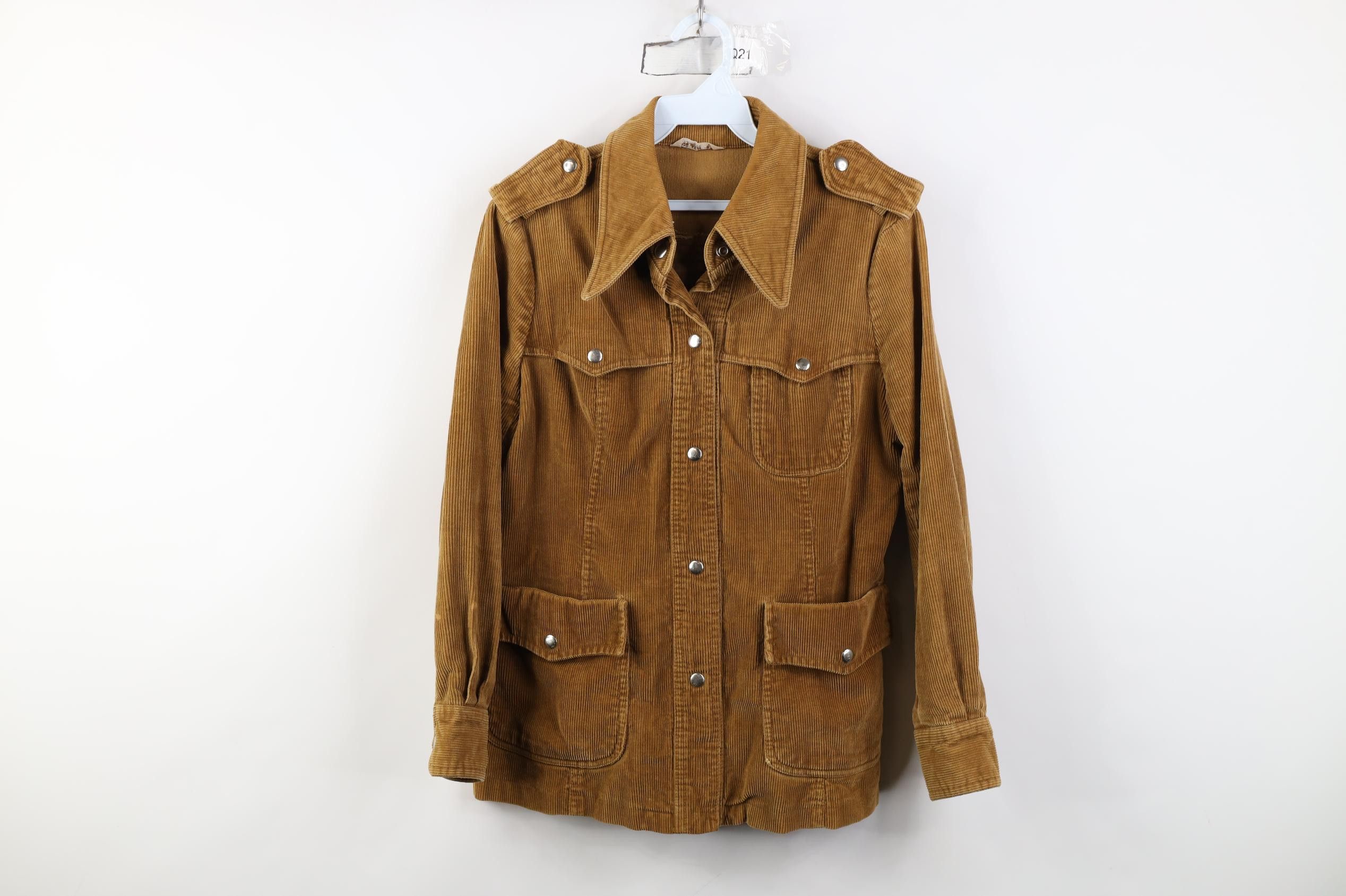 Vintage Vintage 70s Streetwear Safari Bush Button Jacket Brown Size M / US 6-8 / IT 42-44 - 1 Thumbnail