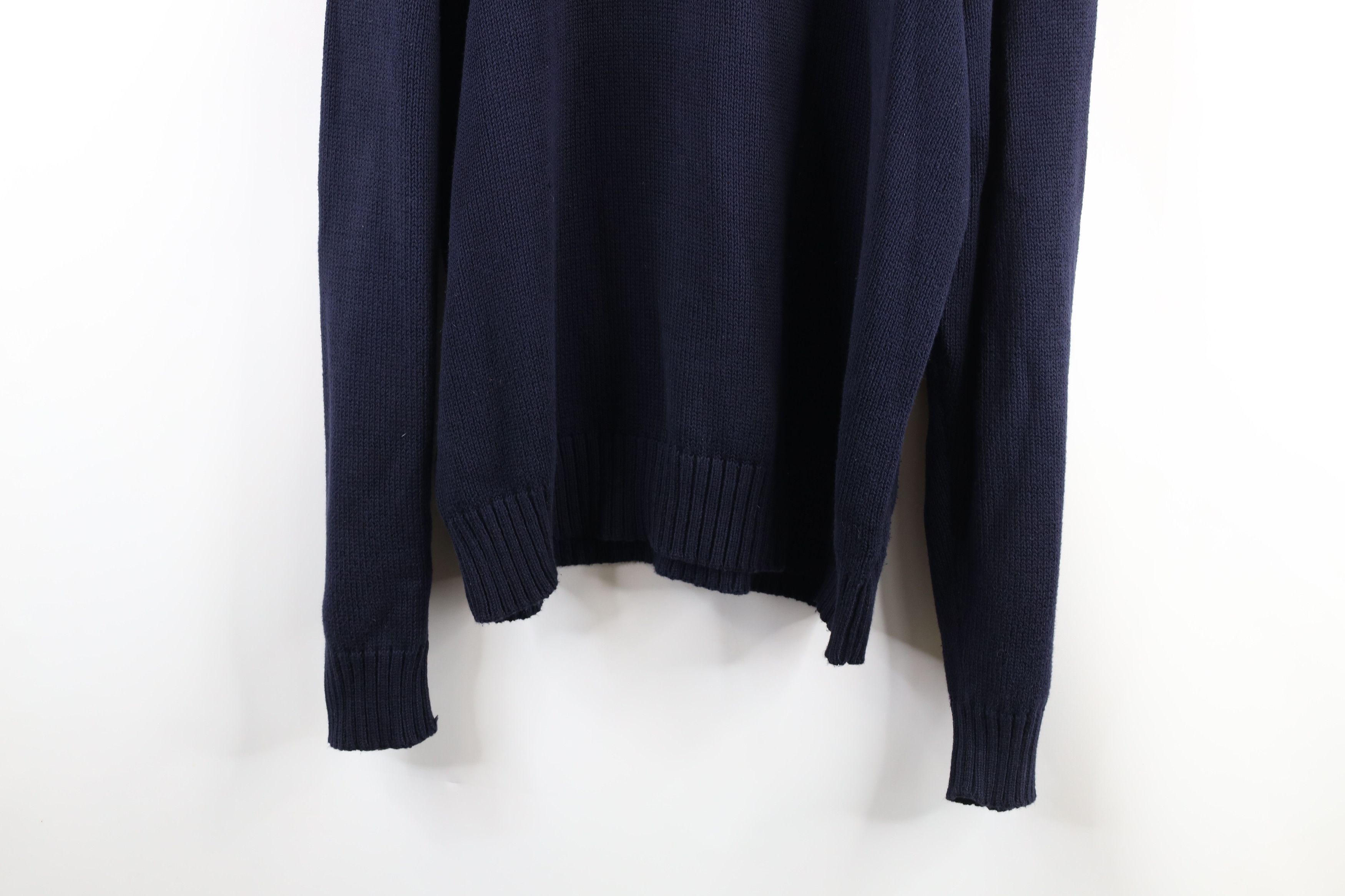 Polo Ralph Lauren Vintage 90s Ralph Lauren Ribbed Knit 1/4 Zip Sweater Size US XL / EU 56 / 4 - 3 Thumbnail