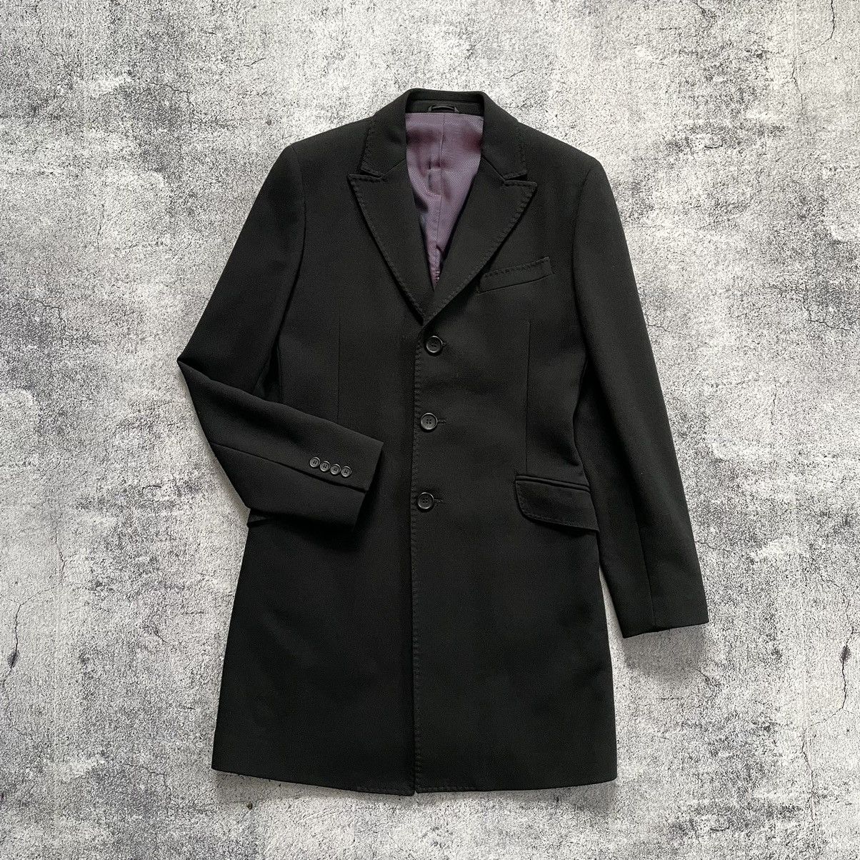 Dolce & Gabbana Dolce Gabbana Black Wool Coat Women Size S / US 4 / IT 40 - 1 Thumbnail