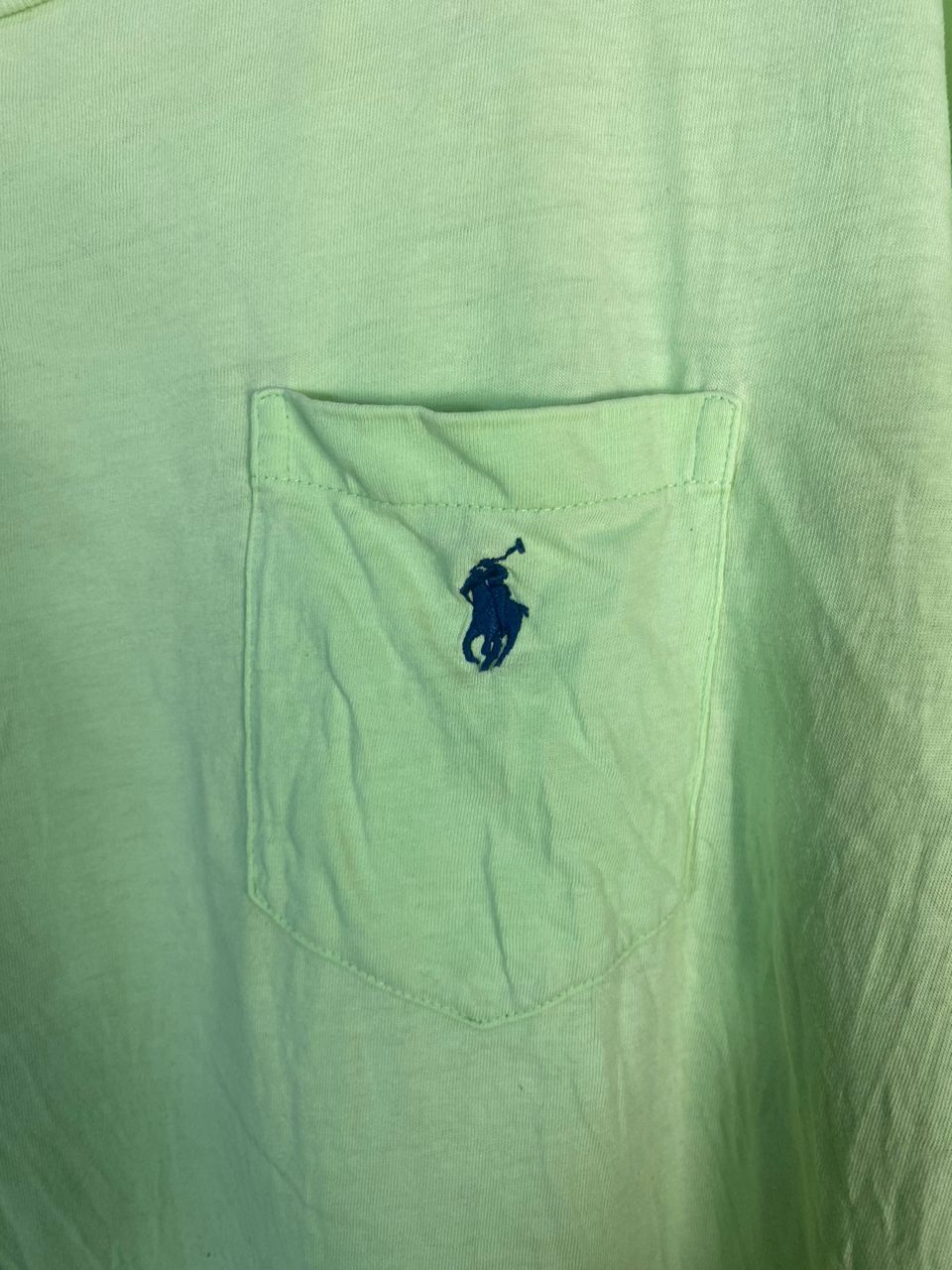 Polo Ralph Lauren × Vintage Vintage polo Ralph Lauren single pocket tshirt Size US L / EU 52-54 / 3 - 5 Thumbnail