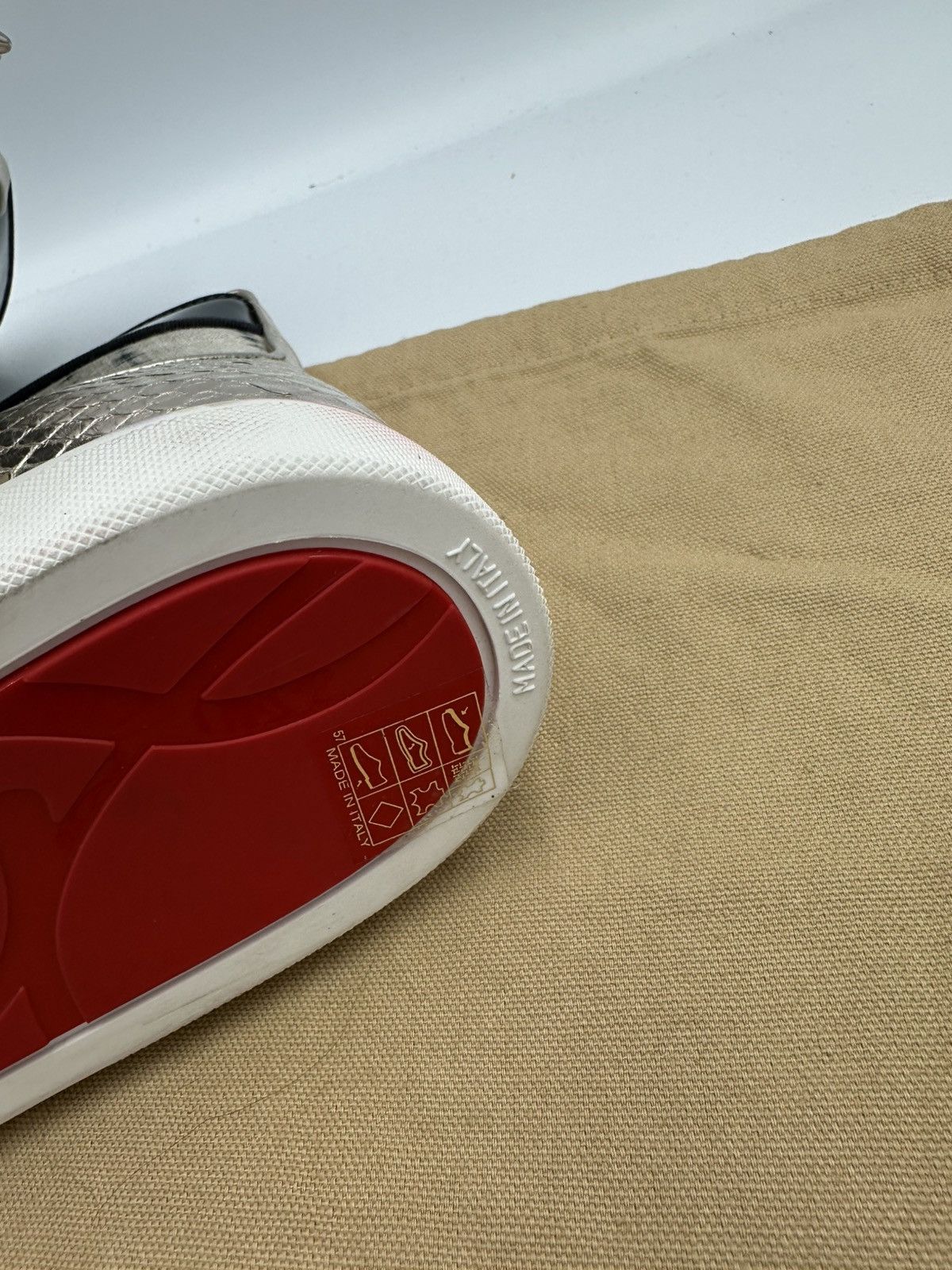 Christian Louboutin Christian Louboutin High Top Sneakers Size US 13 / EU 46 - 10 Thumbnail