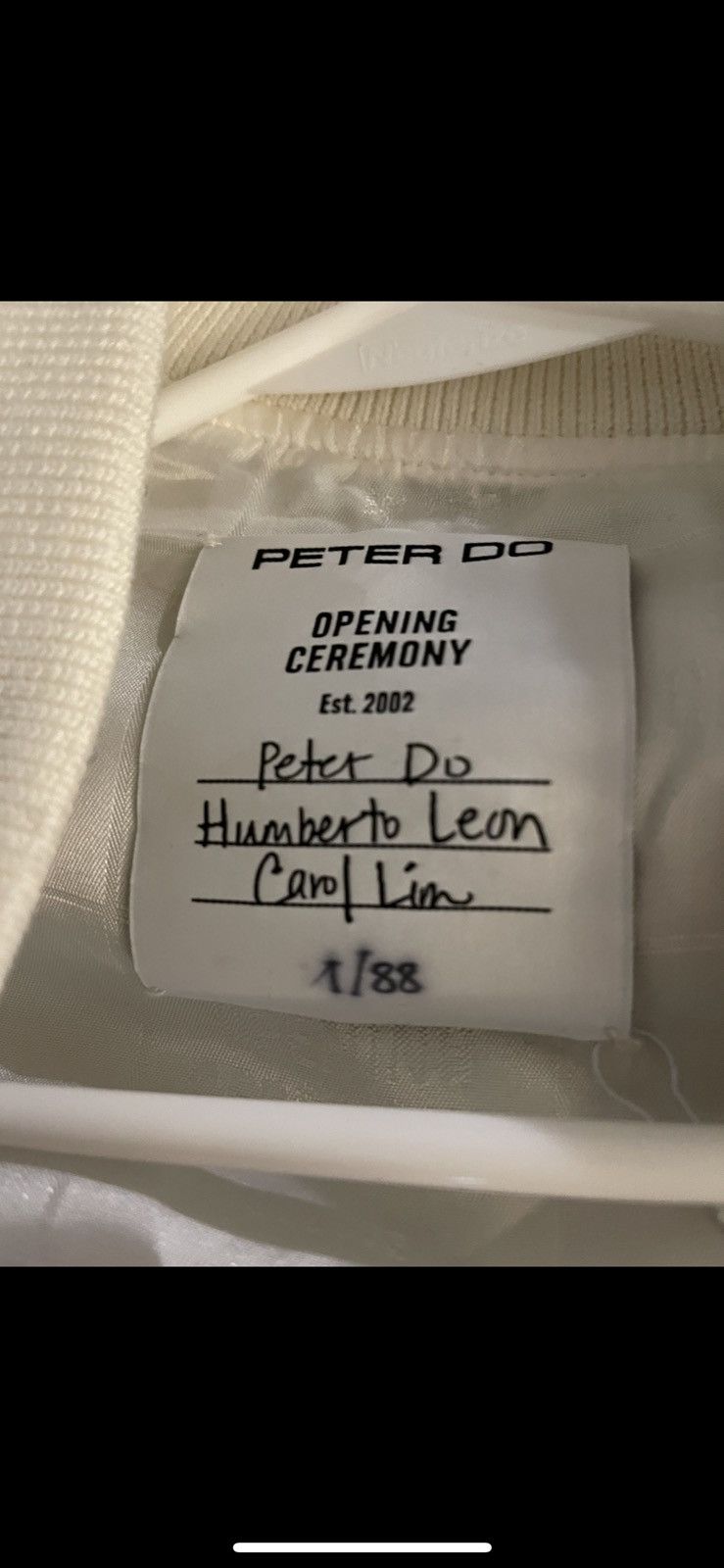 Peter Do Peter Do x Opening Ceremony x Farfetch size XL rare 88 made Size US XL / EU 56 / 4 - 4 Thumbnail