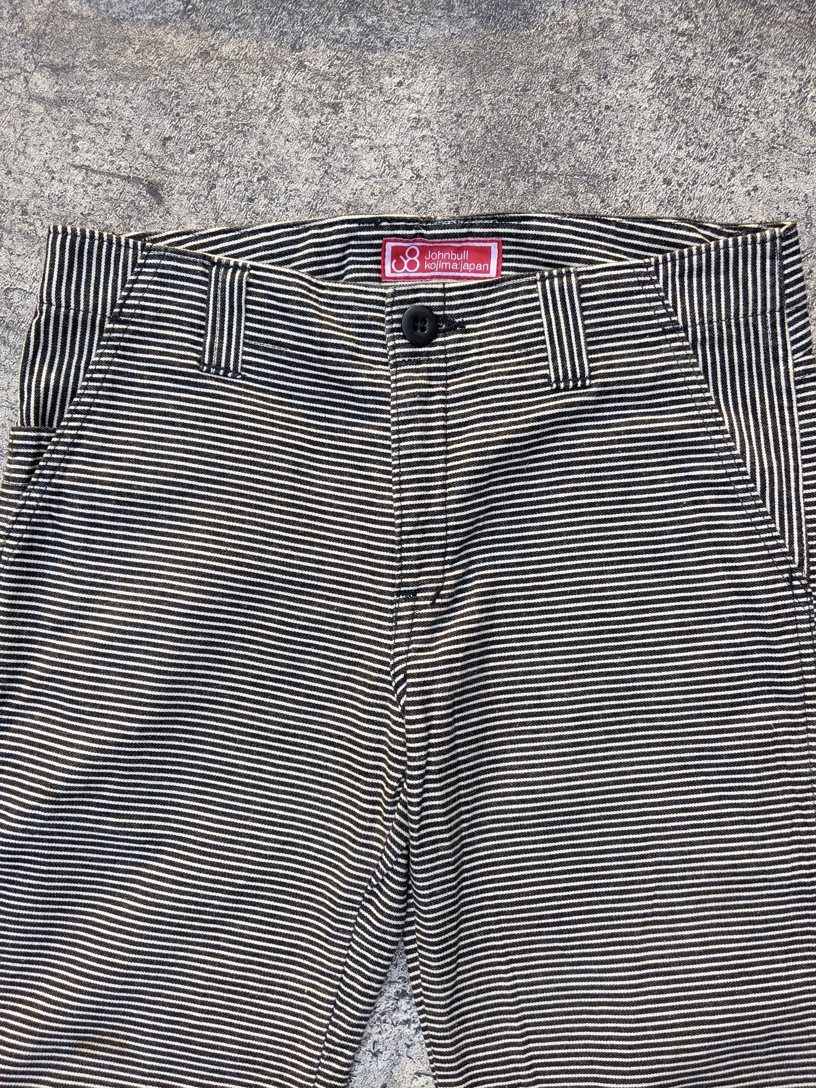 Japanese Brand × Johnbull John Bull Kojima Factory Japan Prisoner Hickory Stripe Pants Size 30" / US 8 / IT 44 - 3 Thumbnail