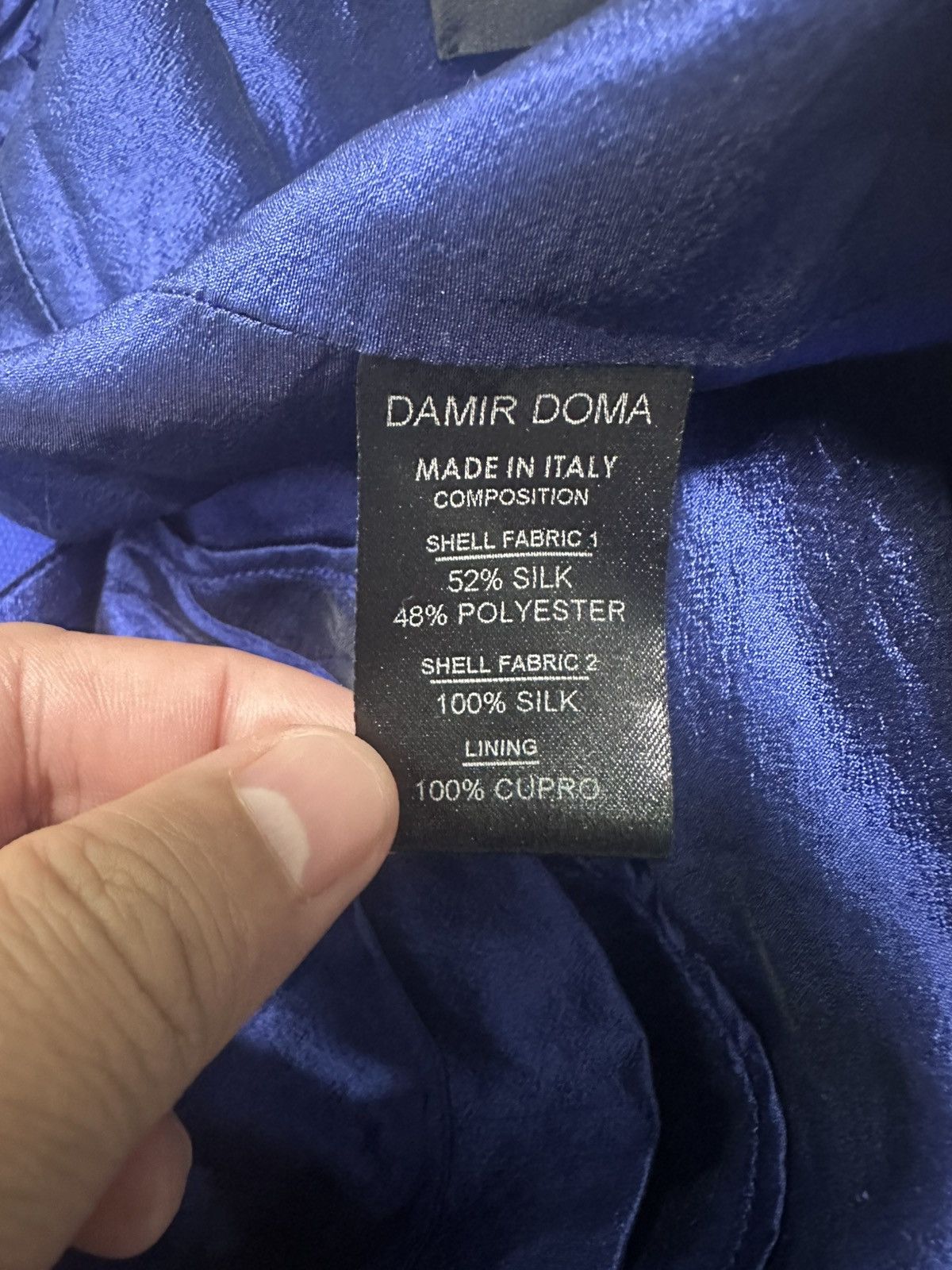 Damir Doma Damir Doma Silk Blend Blazer Size XXS / US 00 / IT 34 - 5 Thumbnail