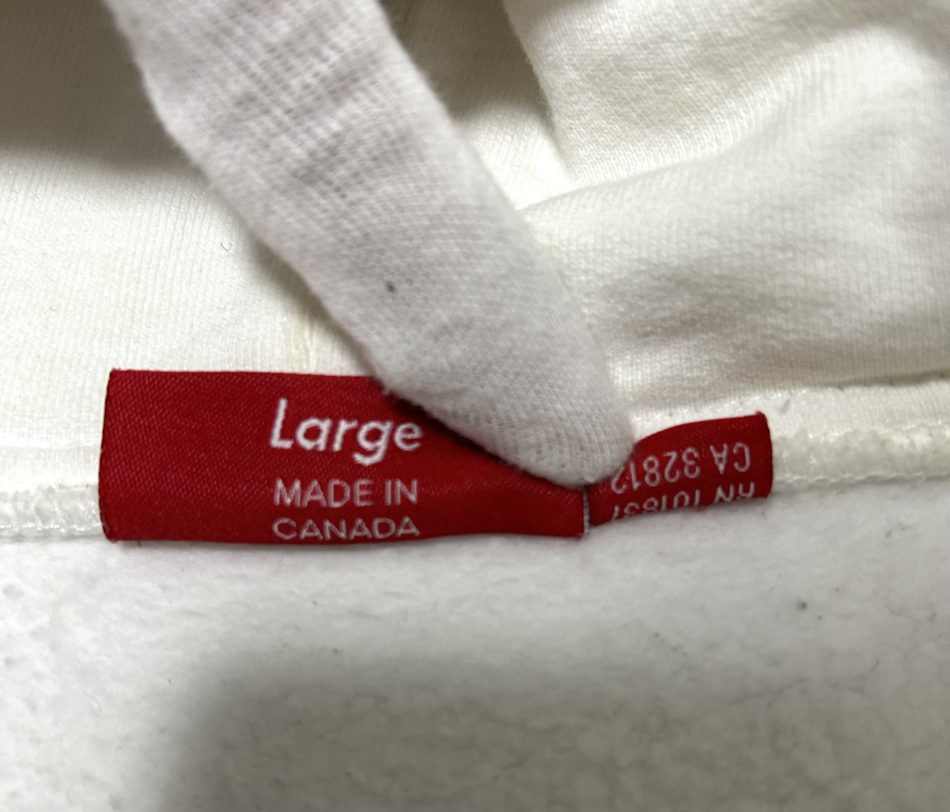 Supreme Supreme Felt hooded Logo Zip Hoodie White Size US L / EU 52-54 / 3 - 13 Thumbnail