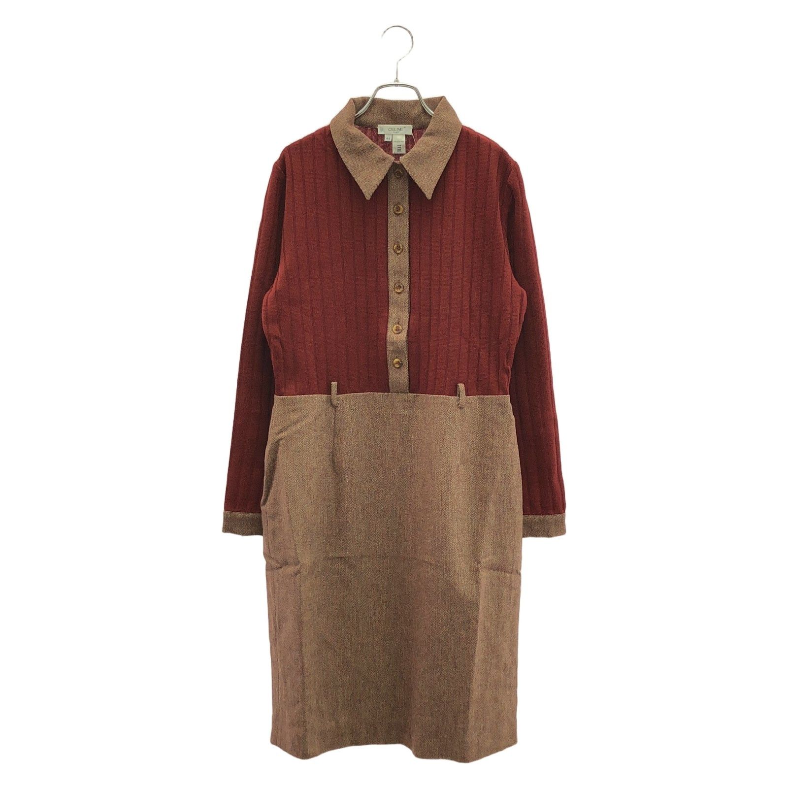 Celine Celine Knit Dress One Piece Wool Red Size ONE SIZE - 1 Thumbnail
