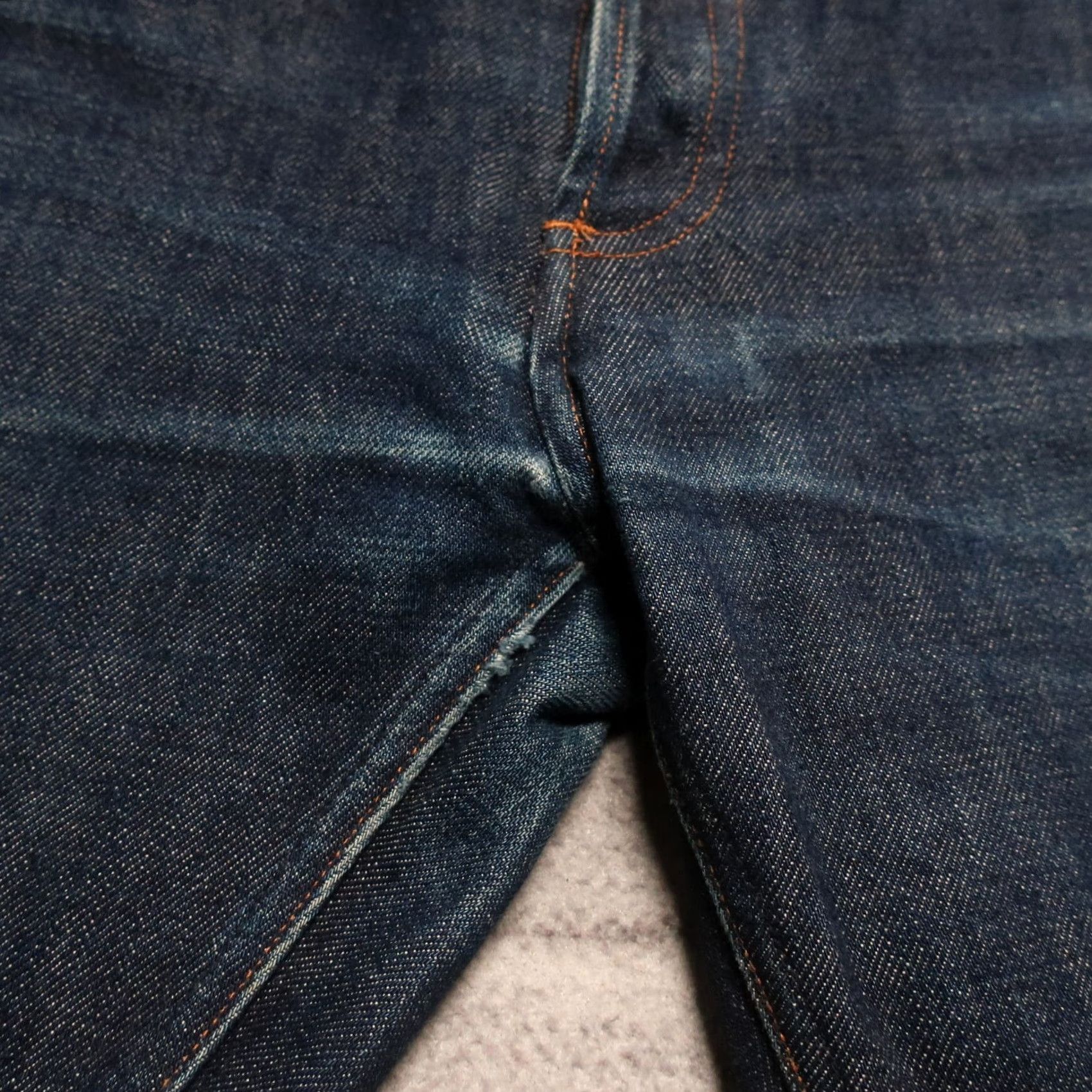 Denime VINTAGE APC Petit Standard Distressed Selvedge Denim Jeans Mens Size 31 Medium Wash Size US 31 - 3 Thumbnail